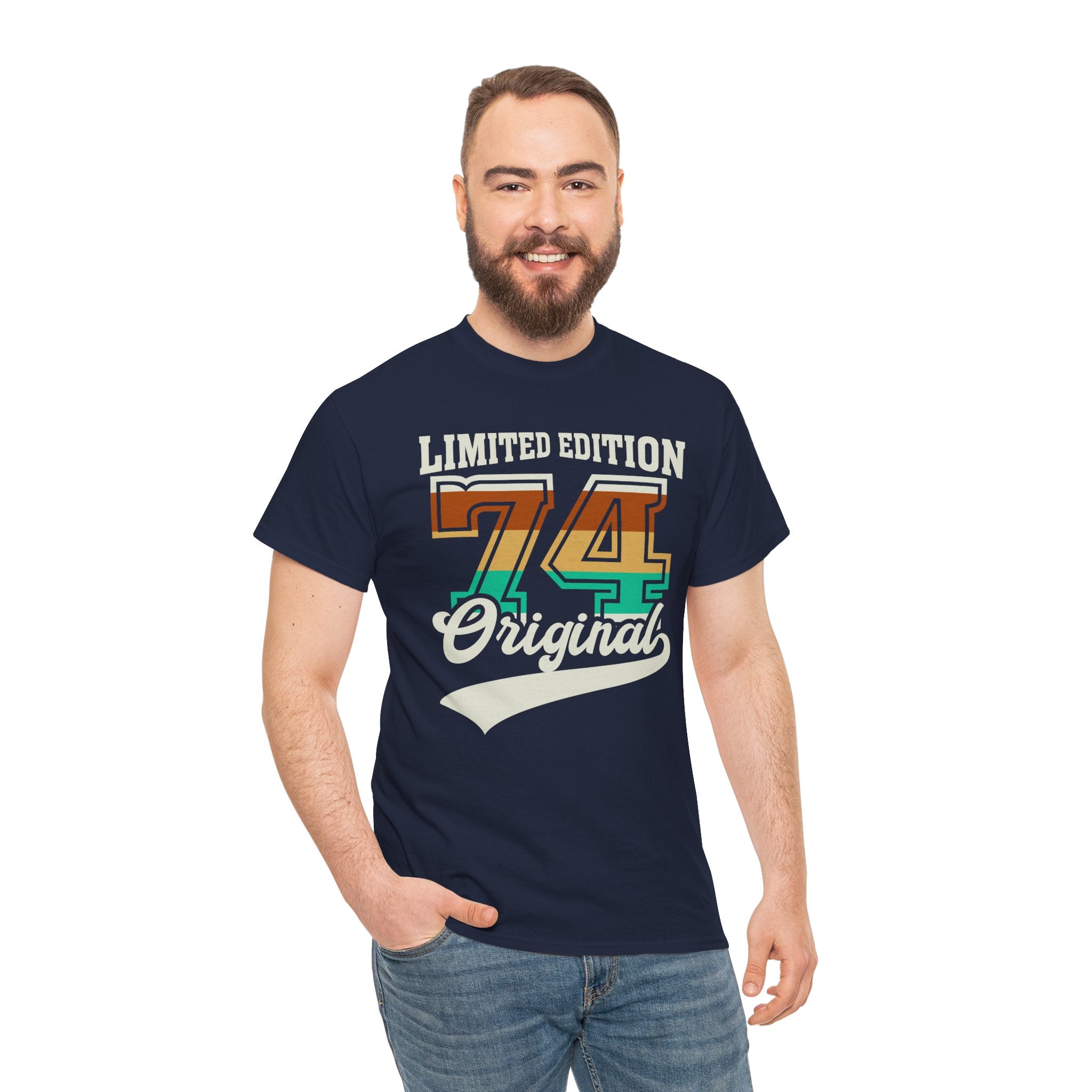 50th Birthday Unisex Tee 1974 Retro Style