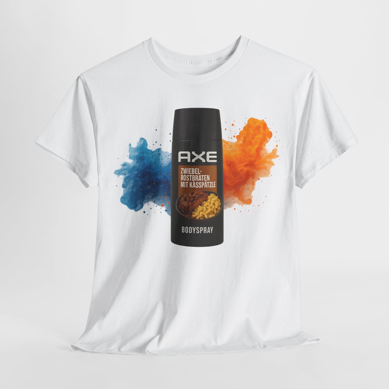 Zwiebelrostbraten & Käsespätzle – AXE Edition Parodie – Lustiges T-Shirt