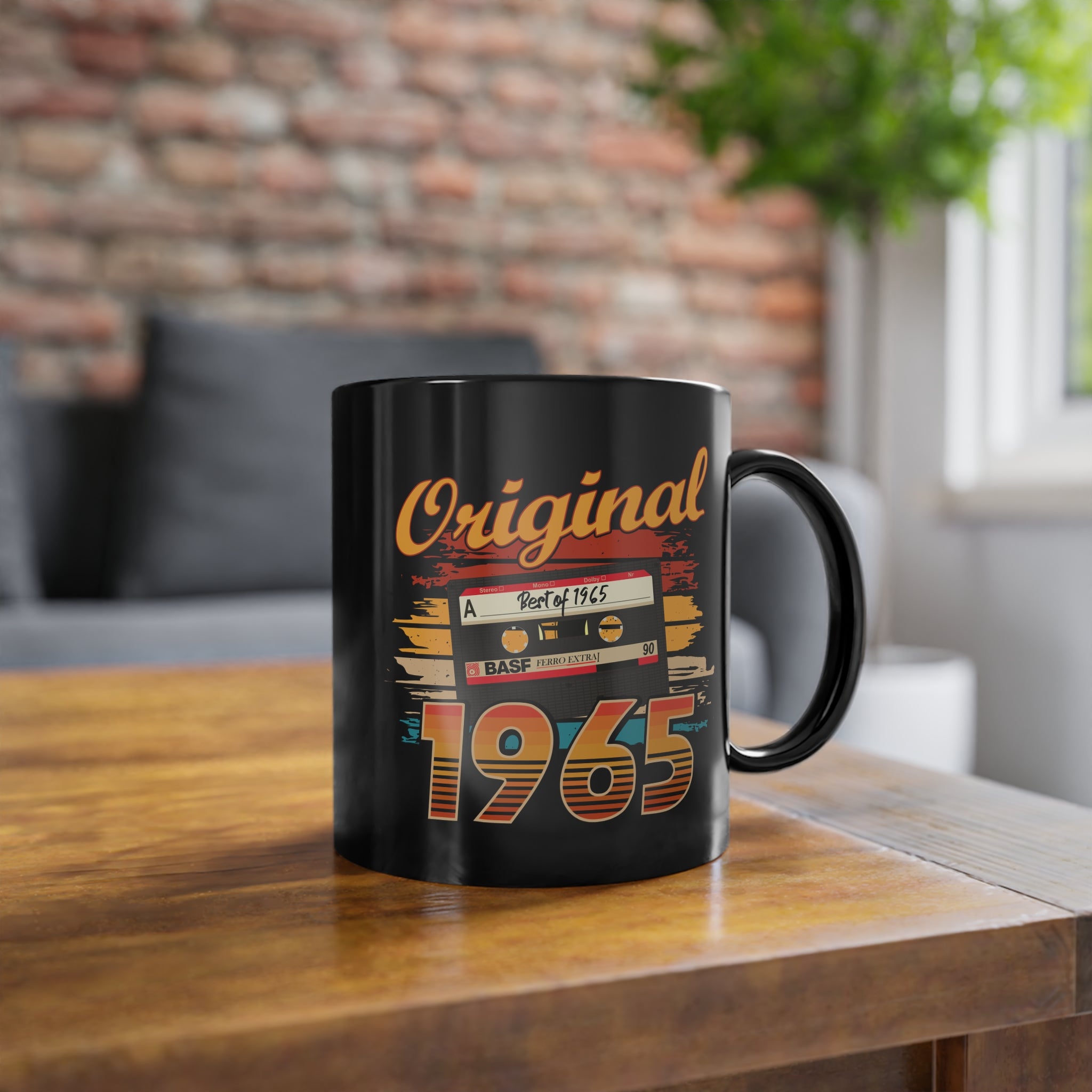 60. Geburtstag Best Of 1965 Original Limited Edition Retro Kassette - Lustige Geschenk Kaffee Tasse