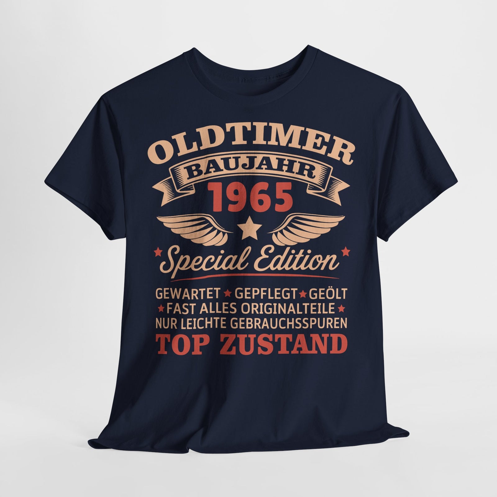 60. Geburtstag Mann Frau 60 Jahre Baujahr 1965 - Oldtimer Lustig Geschenk T-Shirt