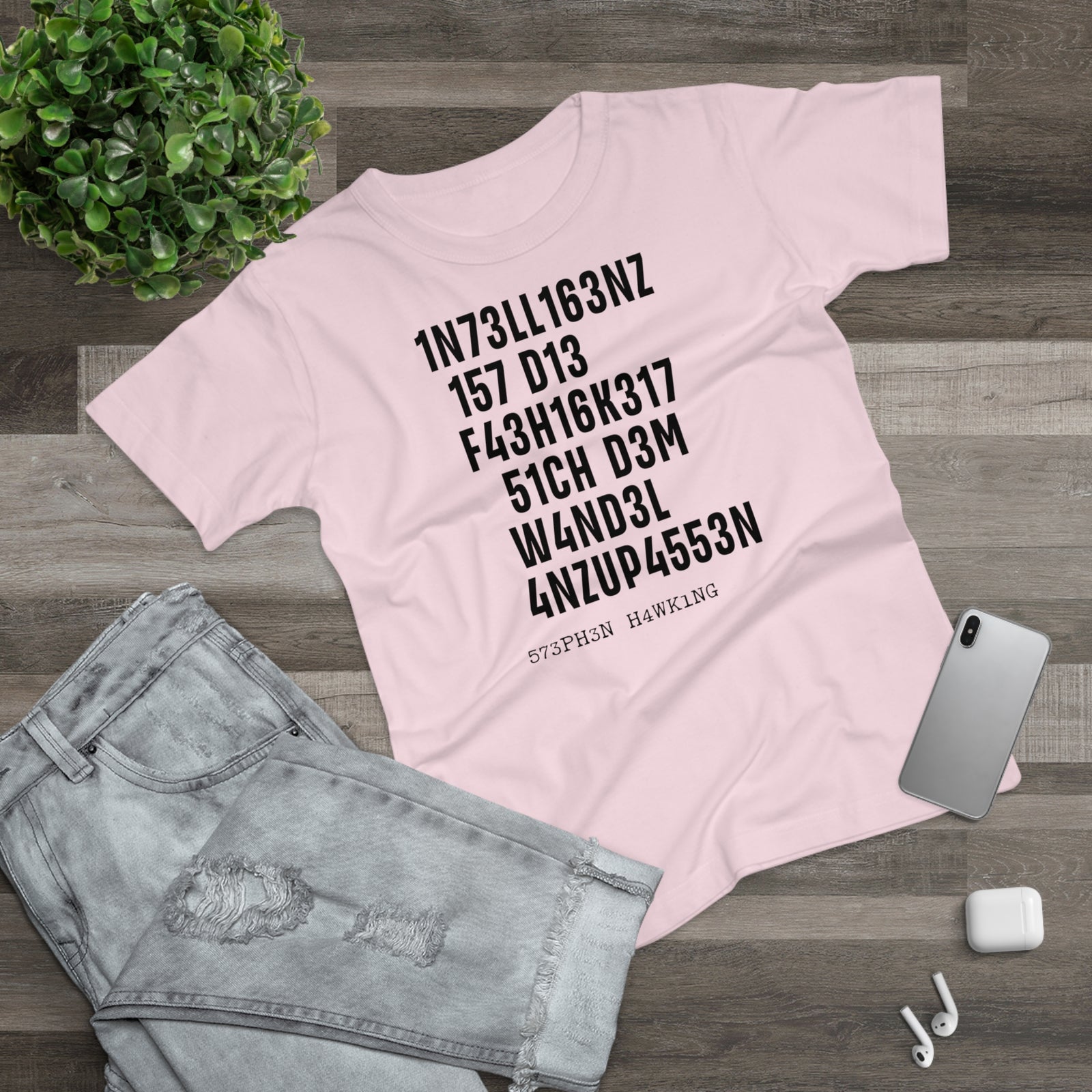 Intelligenz Hawking Zitat T-Shirt