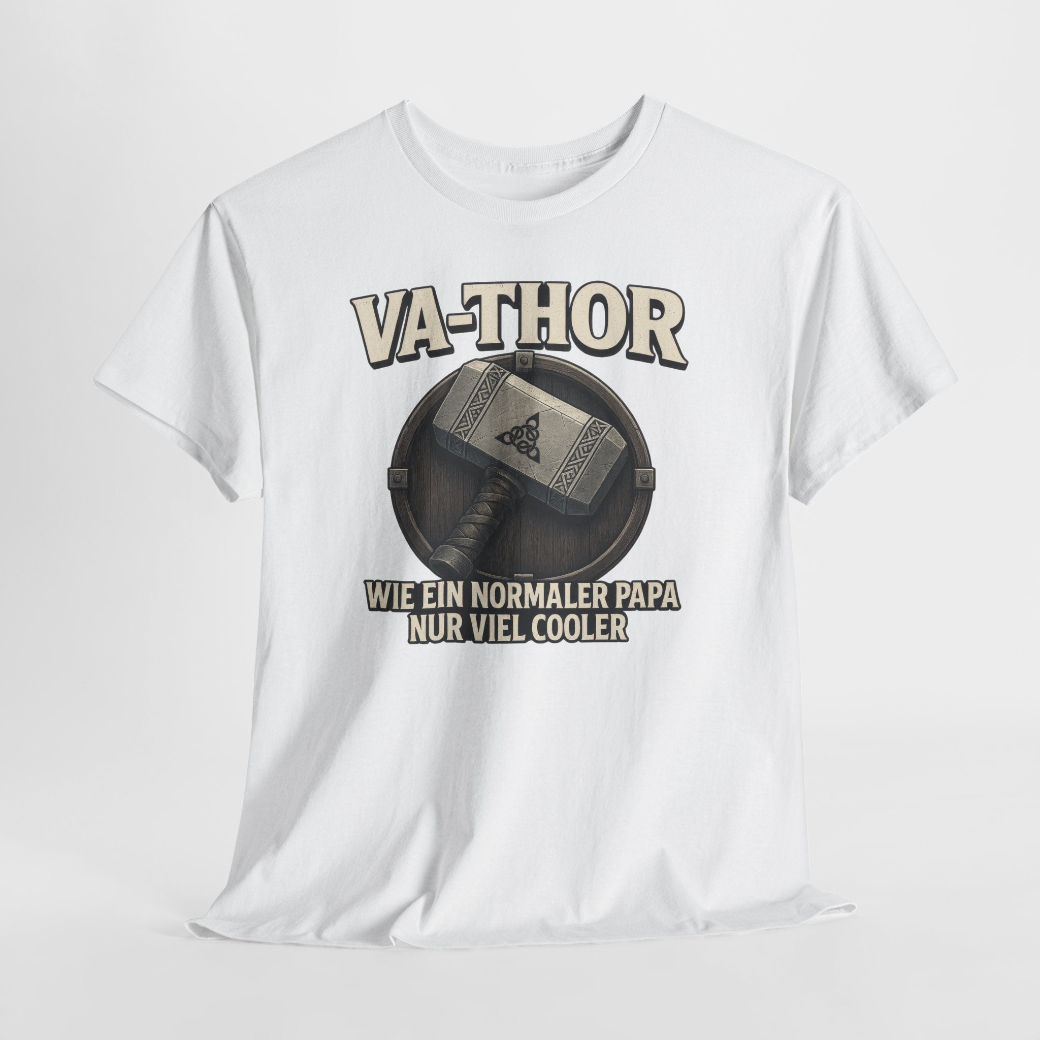 Papa Shirt VA-Thor Hammer - Wir Ein Normaler Papa Nur Cooler - Lustiges Geschenk T-Shirt