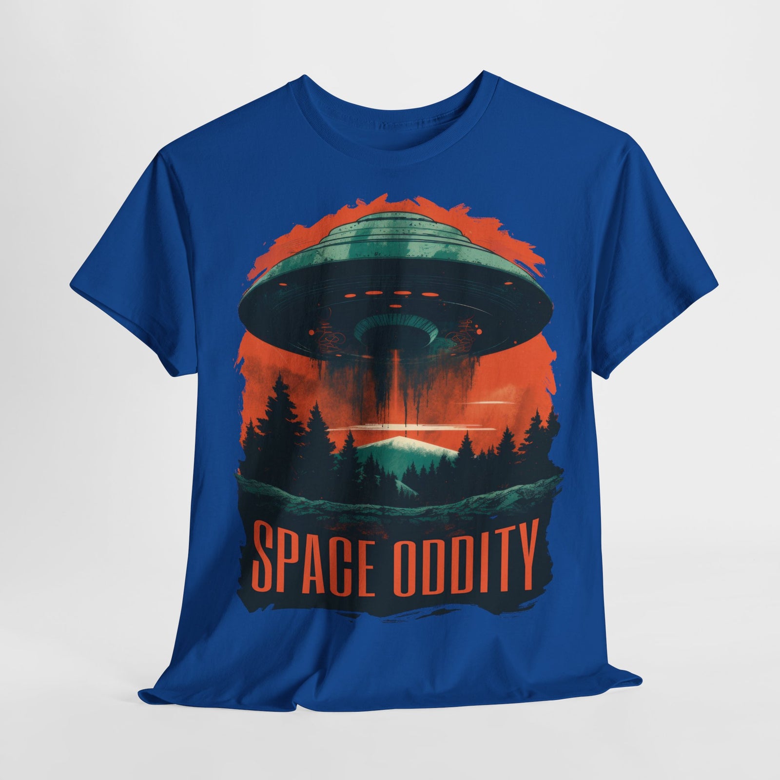Alien Fliegende Untertasse  - Space Oddity - Lustiges T-Shirt