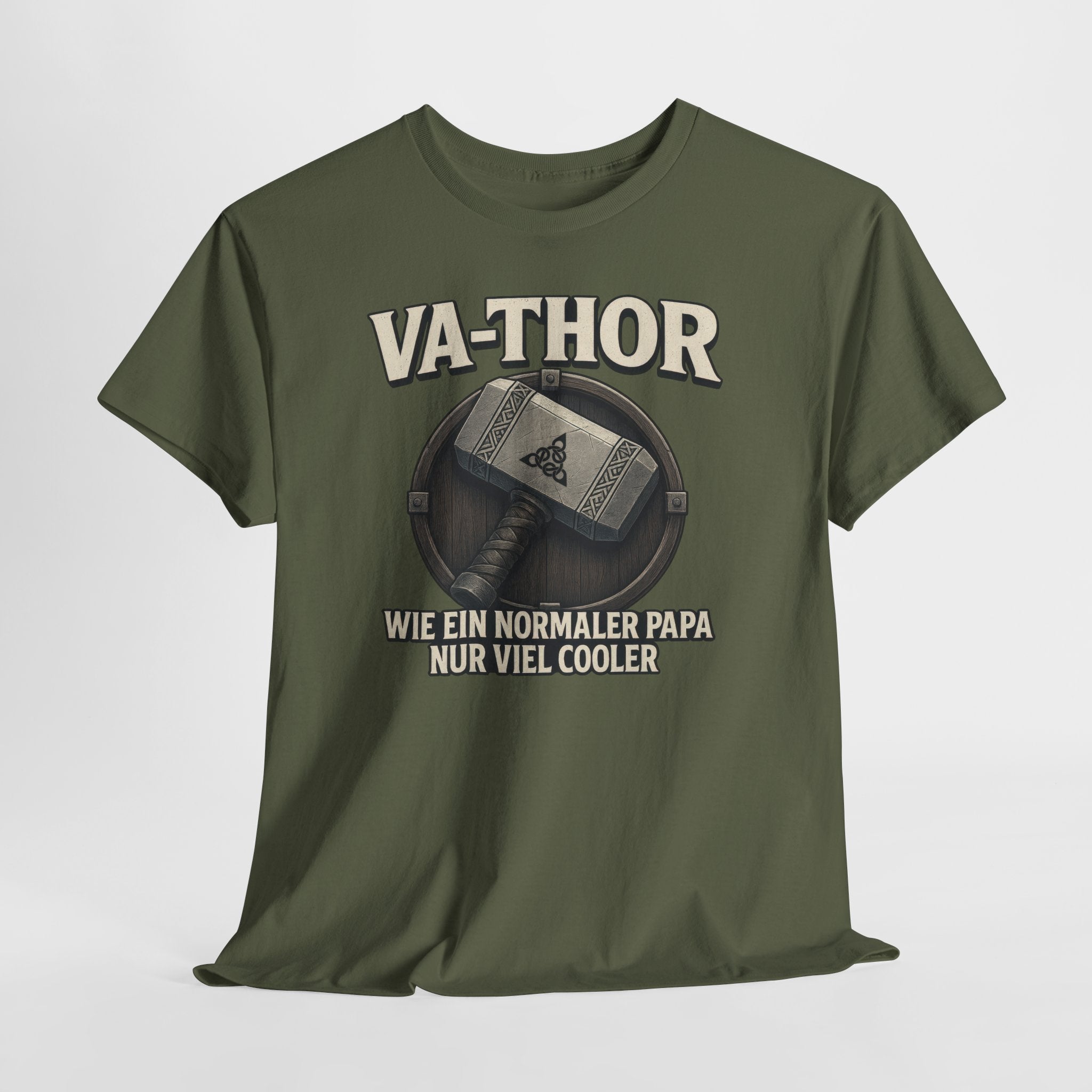 Papa Shirt VA-Thor Hammer - Wir Ein Normaler Papa Nur Cooler - Lustiges Geschenk T-Shirt