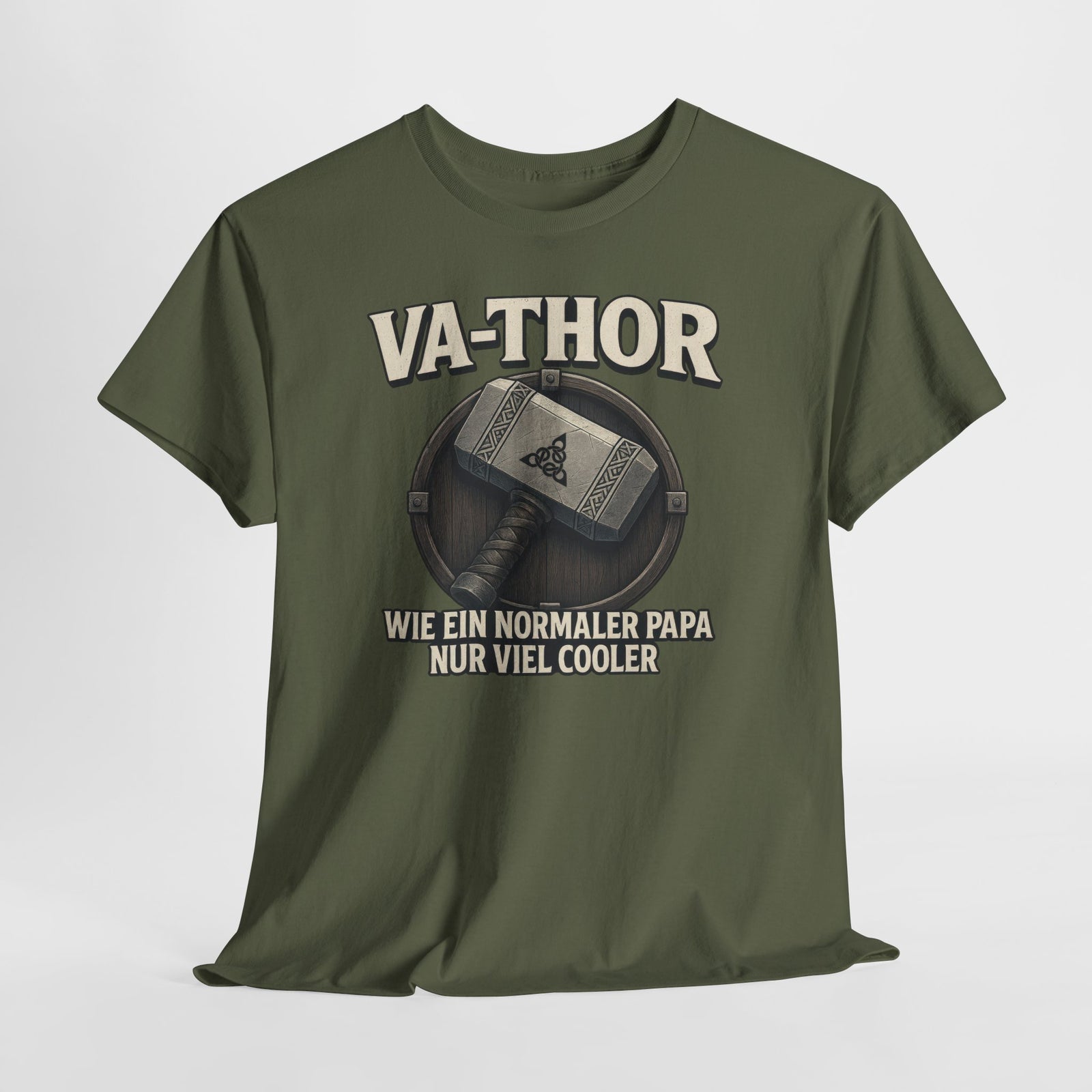 Papa Shirt VA-Thor Hammer - Wir Ein Normaler Papa Nur Cooler - Lustiges Geschenk T-Shirt