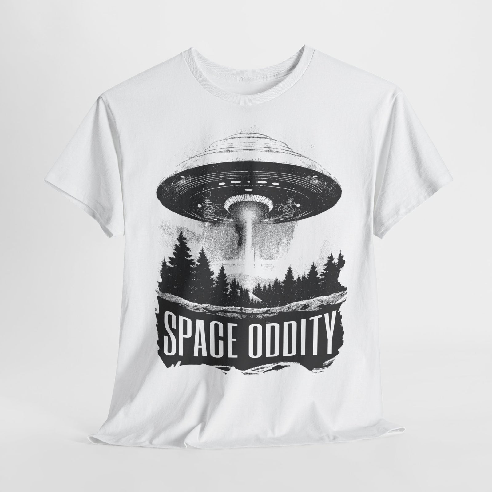 Alien Fliegende Untertasse  - Space Oddity - Lustiges T-Shirt