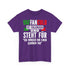 Funny Italian Shirt Vaffanculo Italia Italian Italy Men's T-Shirt