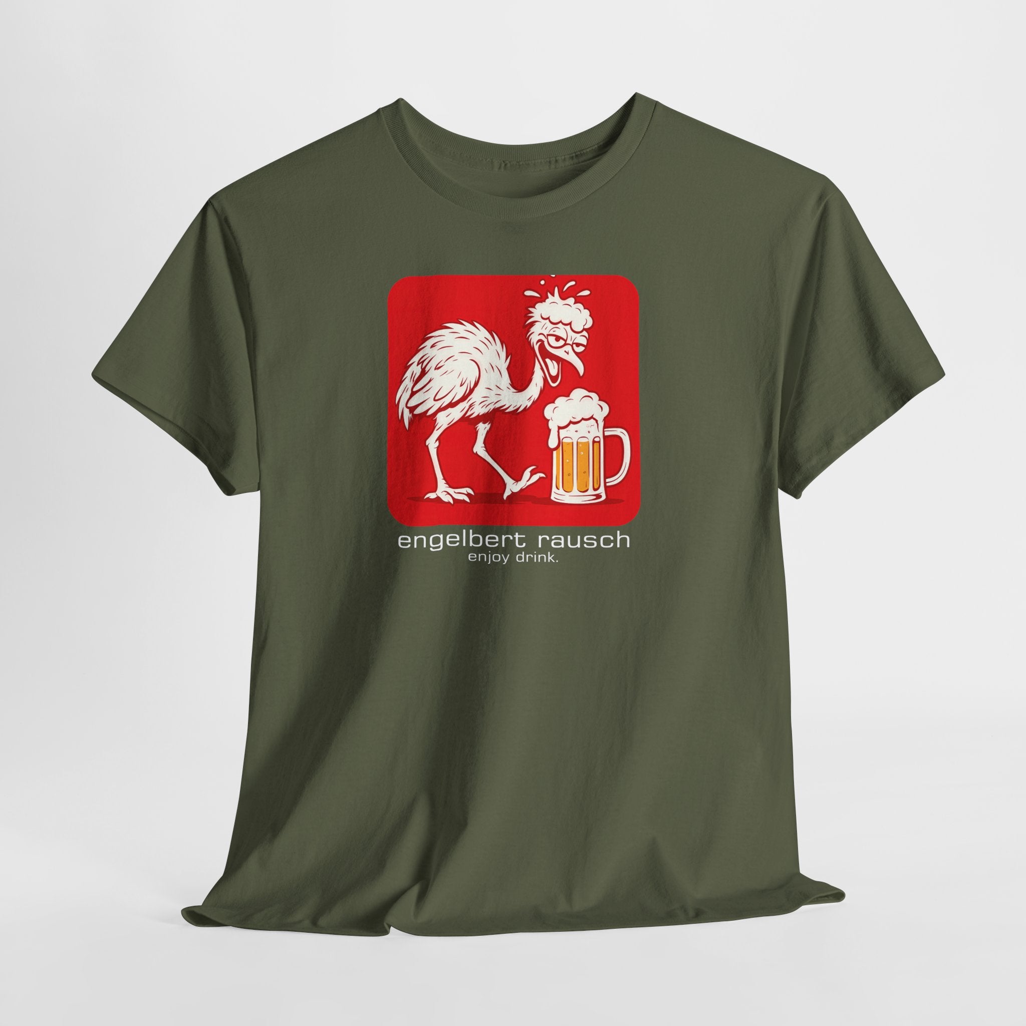 Engelbert Rausch Humor Shirt – Lustiges Bier T-Shirt, Parodie Geschenkidee