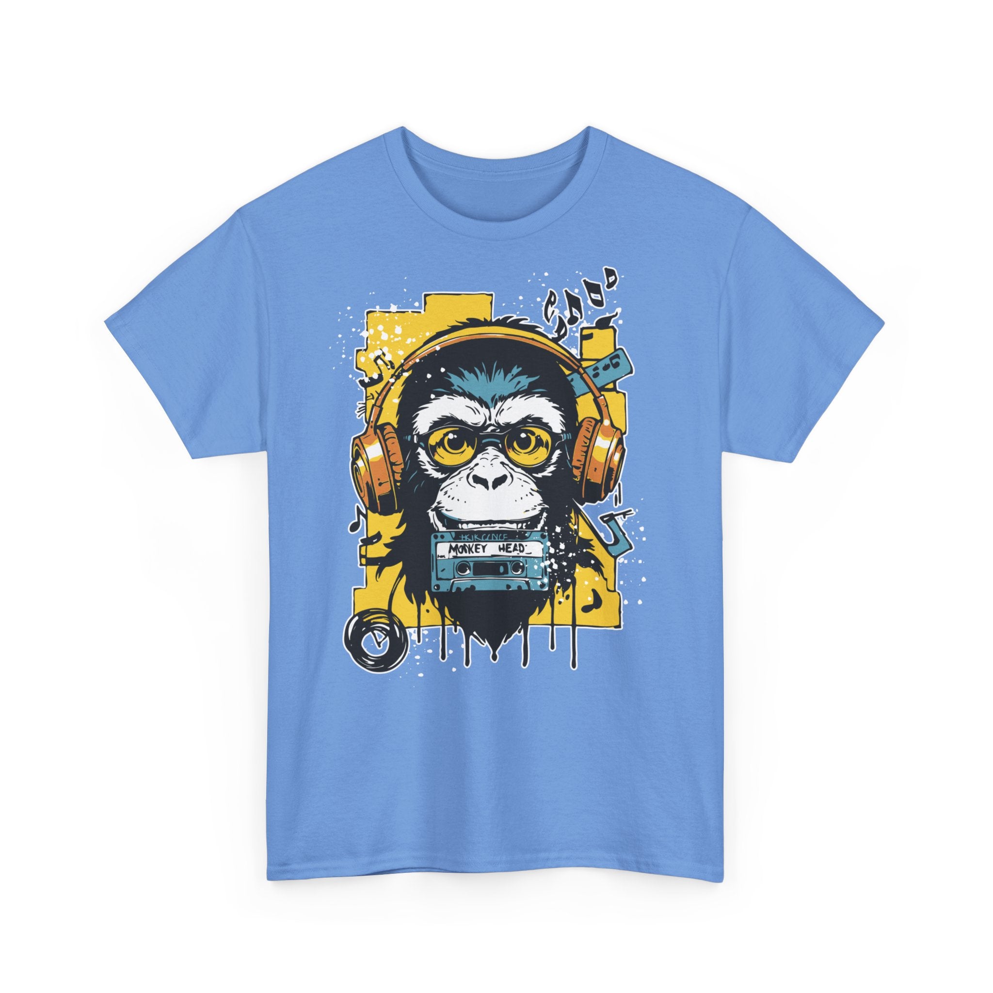 Lustiger Affe - Musik Kassette Retro Design T-Shirt