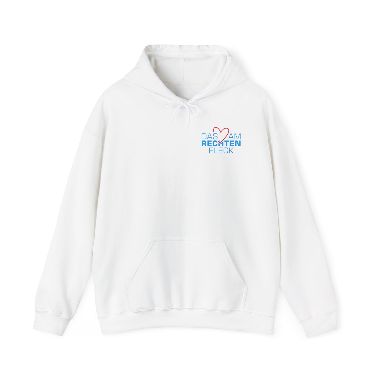 Das Herz am rechten Fleck - Bundestagswahl 2025 Hoodie
