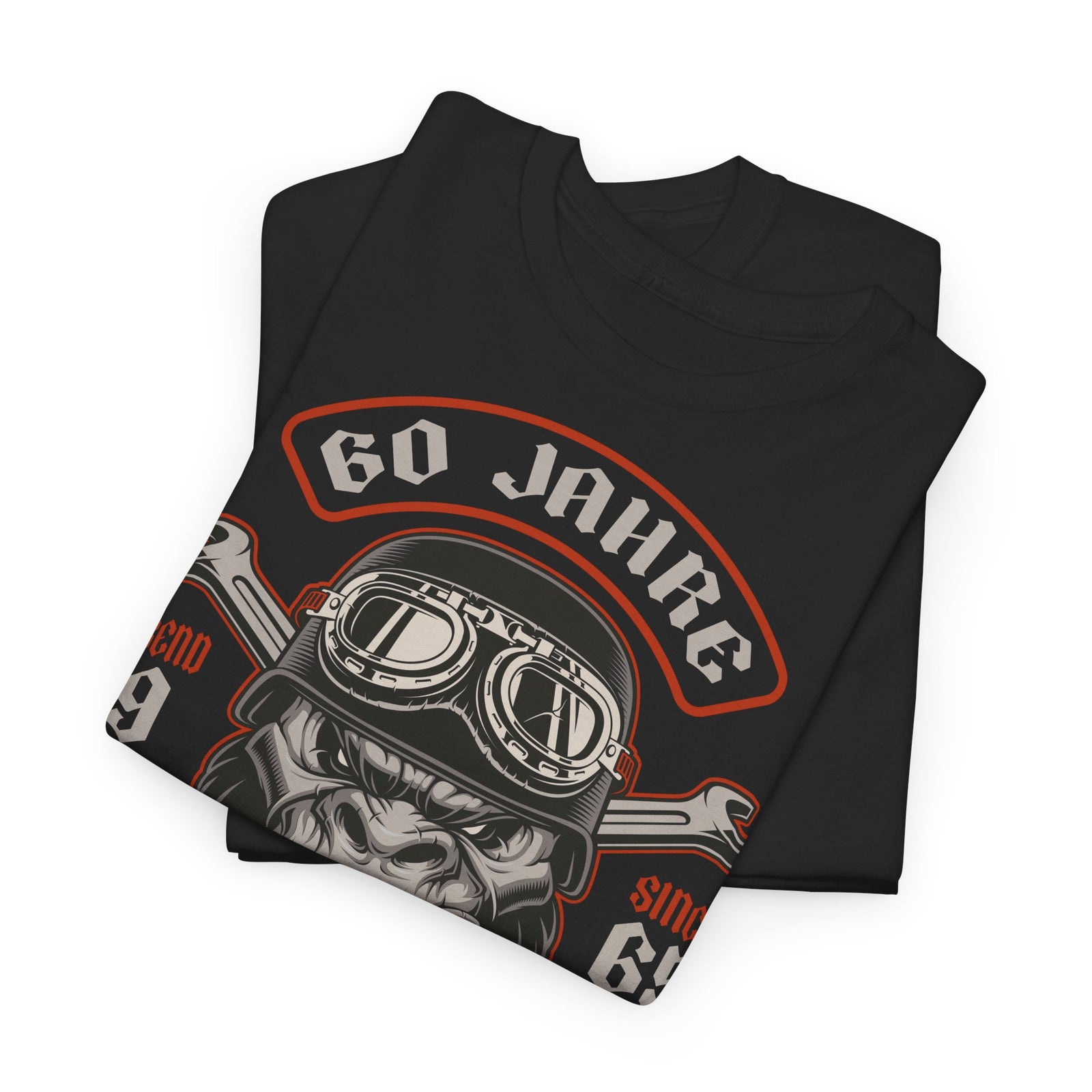 Biker 60. Geburtstag - Motorradfahrer Biker 1965 Gorilla Geschenk T- Shirt