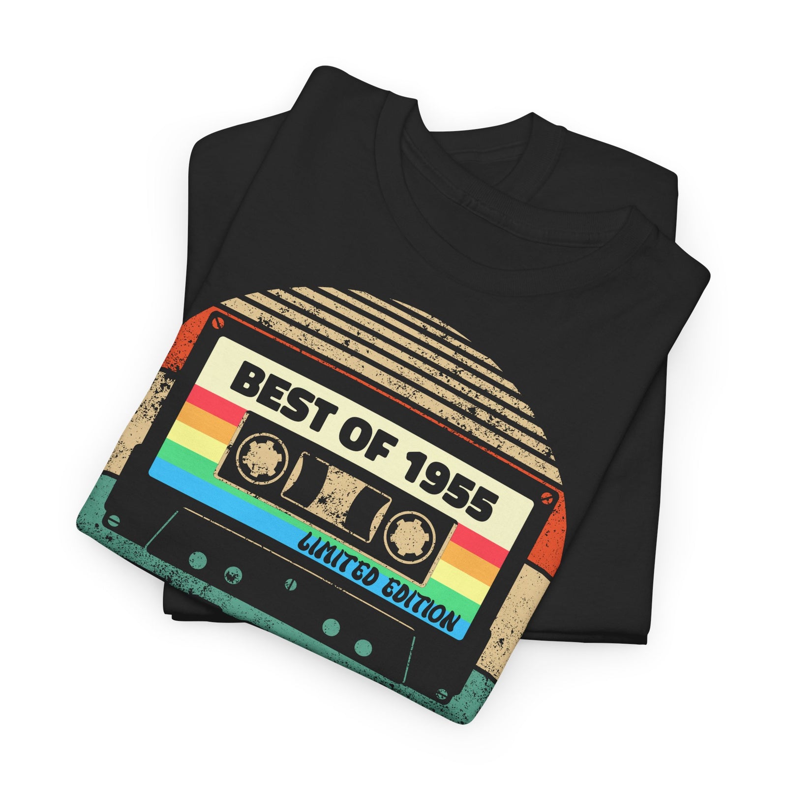 70. Geburtstag - Geboren 1955 Retro Kassette Best Of Geschenk T-Shirt