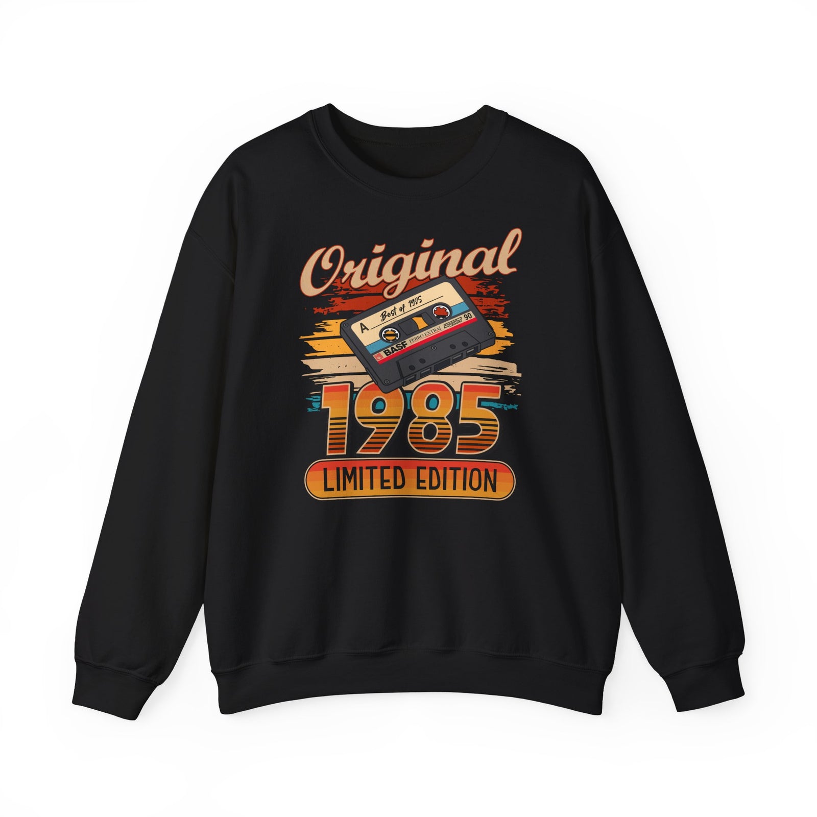 40. Geburtstag Original 1985 Retro Look Limited Edition Musik Kassette Music Tape Geschenk Sweatshirt