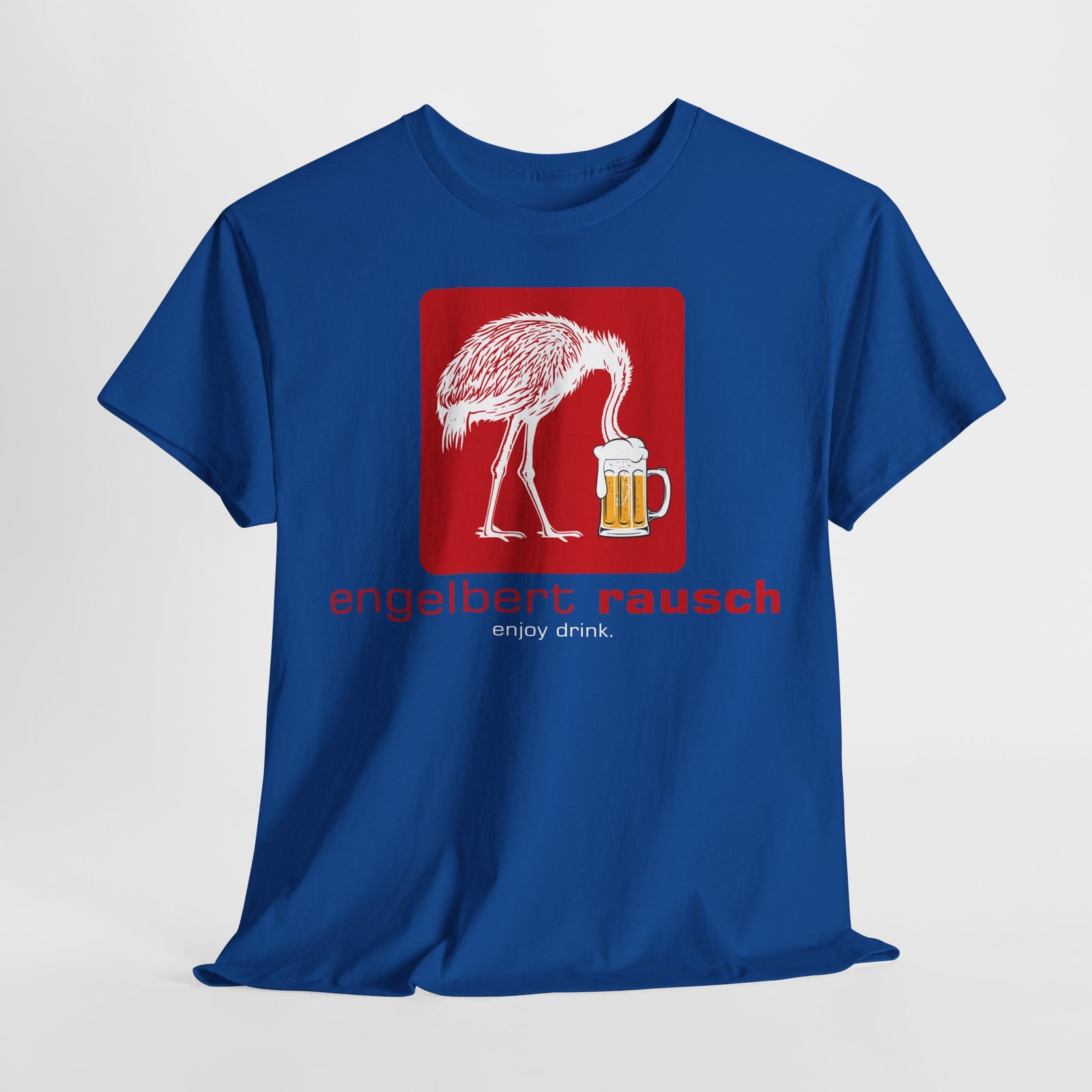 Engelbert Rausch witziges Bier Shirt Engelbert Rausch (fett) Parodie T-Shirt