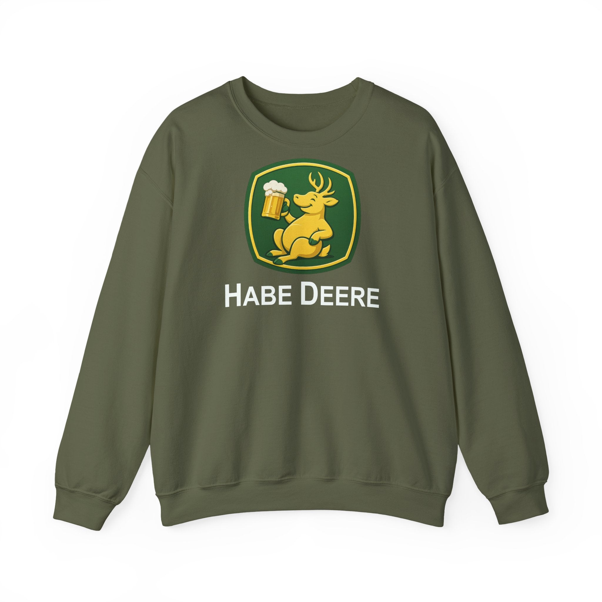 Trinkender Hirsch – Habe Deere Bier Logo Lustiger Pullover Sweatshirt