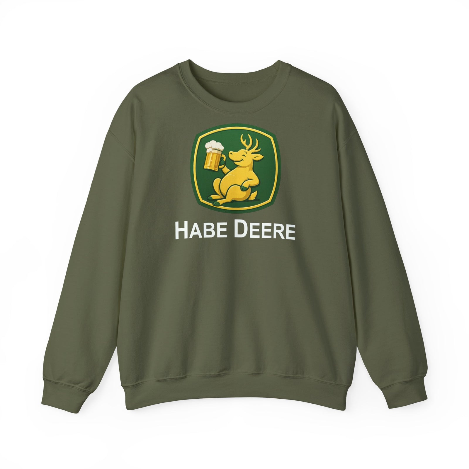 Trinkender Hirsch – Habe Deere Bier Logo Lustiger Pullover Sweatshirt