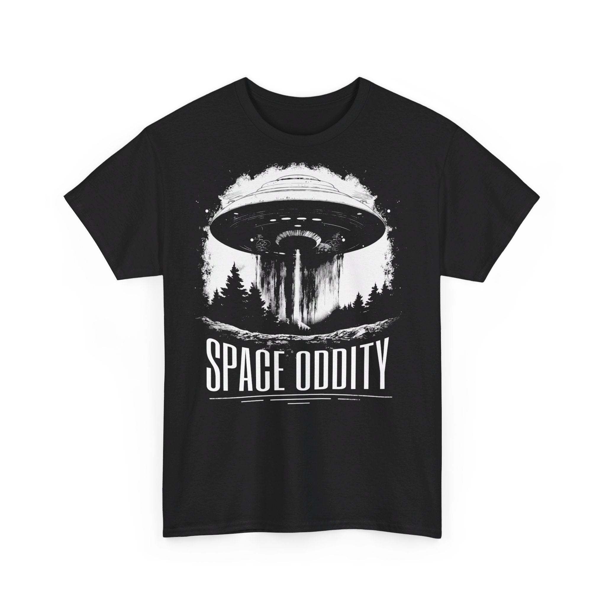 Alien Fliegende Untertasse  - Space Oddity - Lustiges T-Shirt