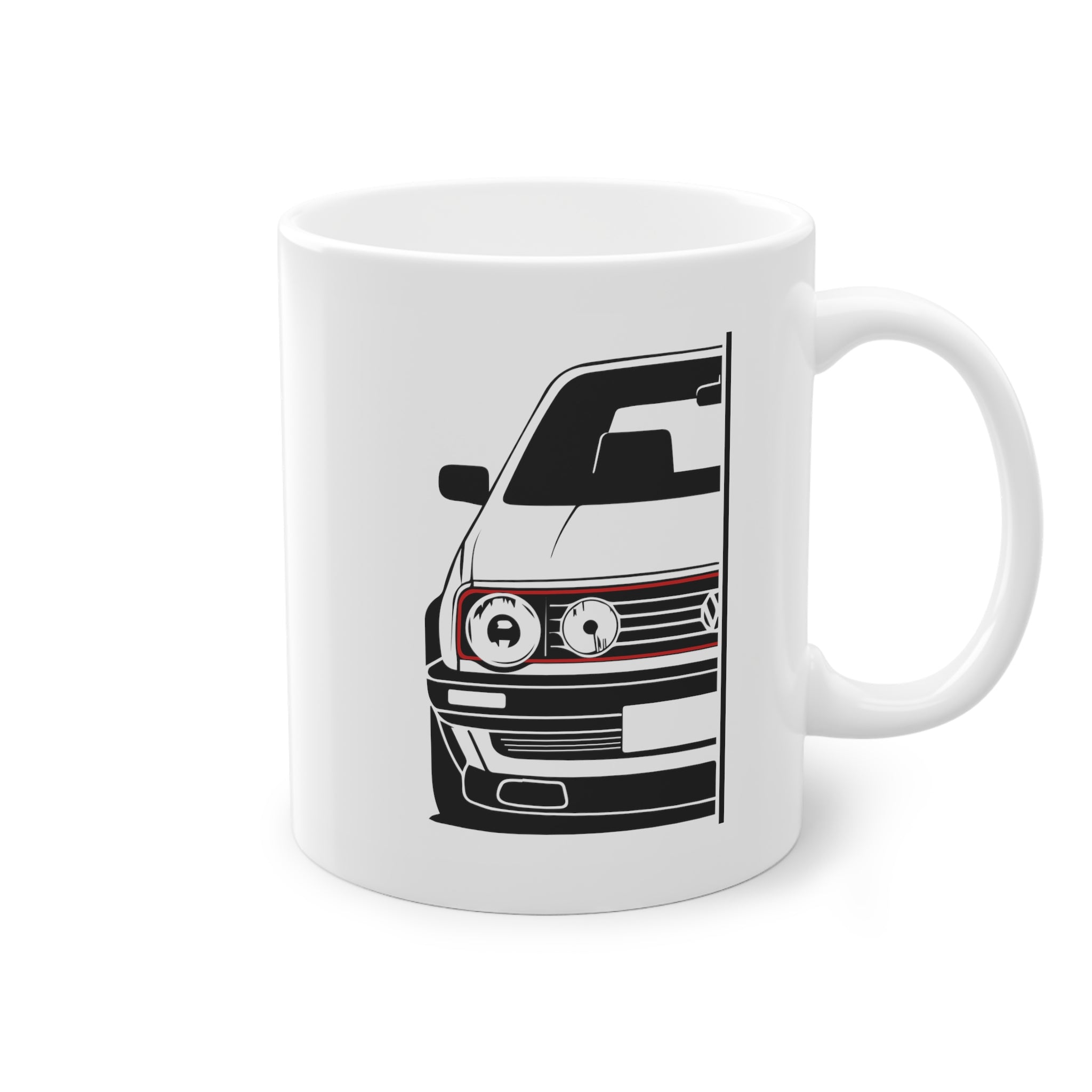 Golf MK2 GTI Fan Retro Auto Kult Auto Geschenk Kaffee Tasse