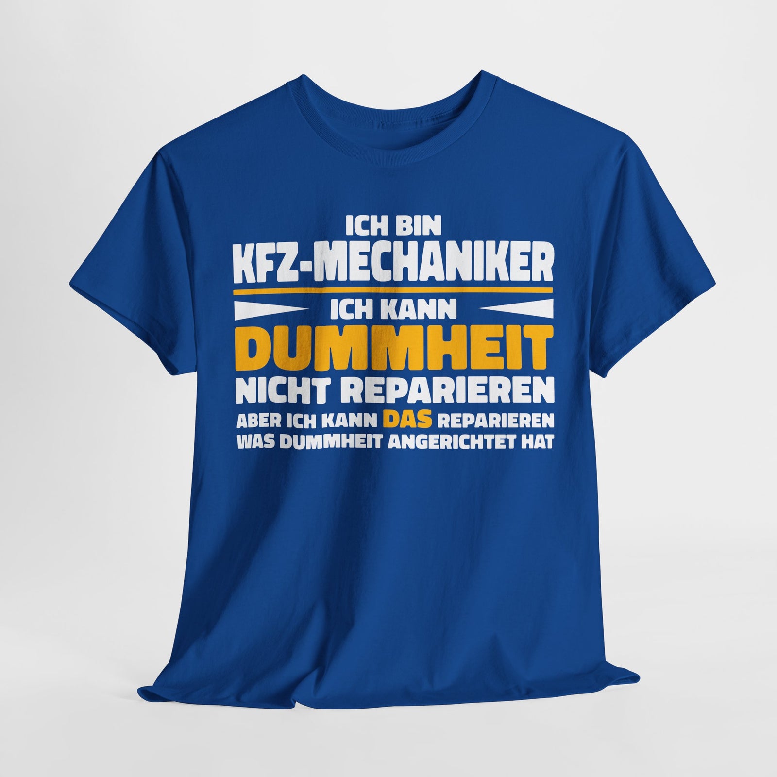 Bin Kfz Mechaniker kann Dummheit nicht reparieren Lustiges T-Shirt - Witziges Geschenk für Mechaniker - Unisex T-Shirt