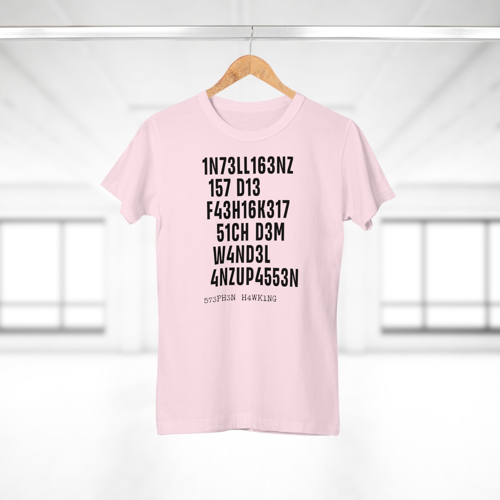 Intelligenz Hawking Zitat T-Shirt