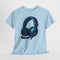 Gaming Headset Neon Glow – Futuristisches Gamer T-Shirt