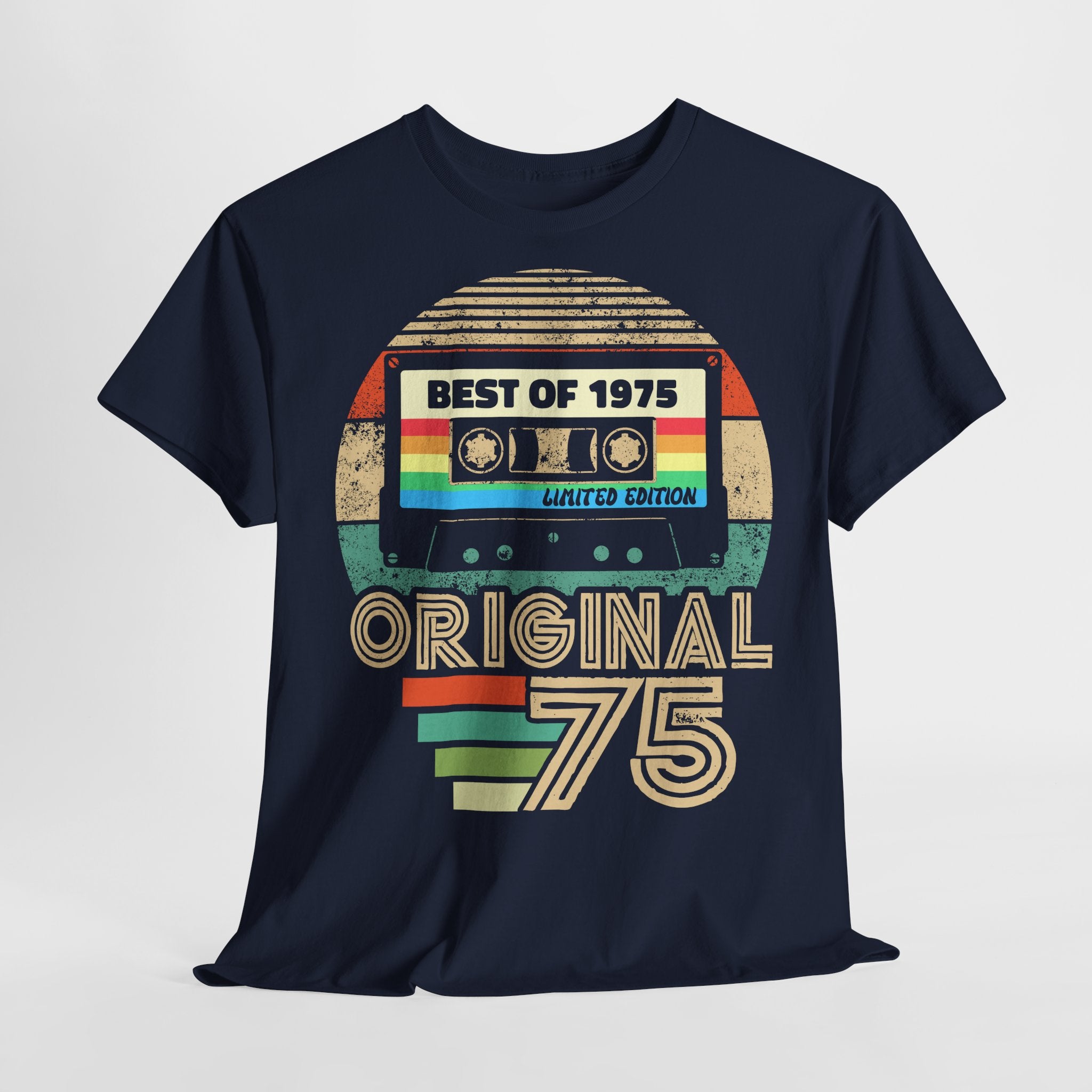 50. Geburtstag - Geboren 1975 Retro Kassette Best Of Geschenk T-Shirt