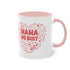 Mama Du Bist - Geschenk Für die Mama - Herz Blumen Kaffeetasse