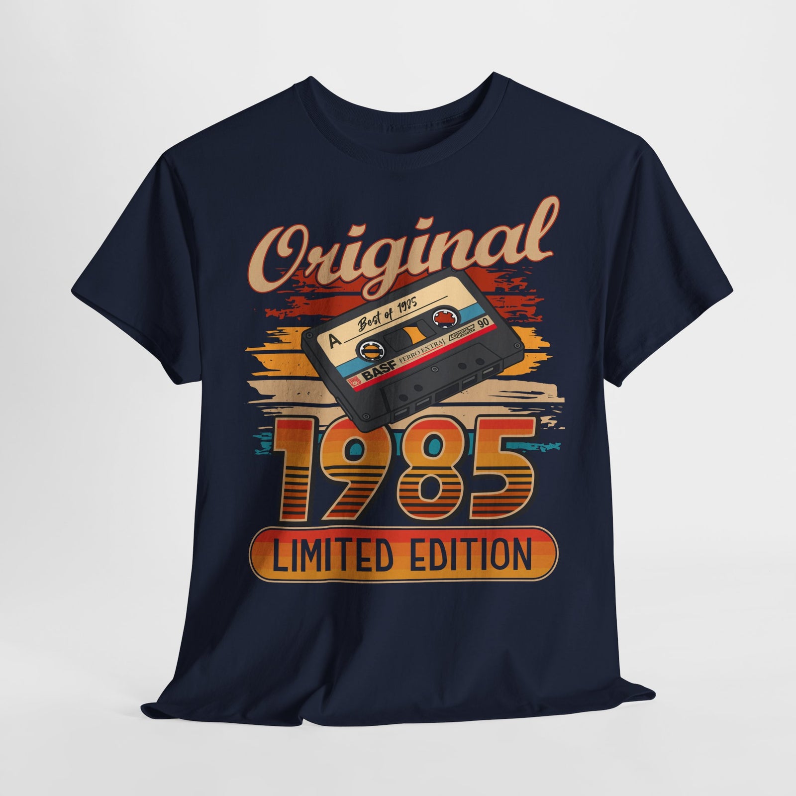 40. Geburtstag Best of 1985 Limited Edition Retro Musik Kassette Geschenk T-Shirt