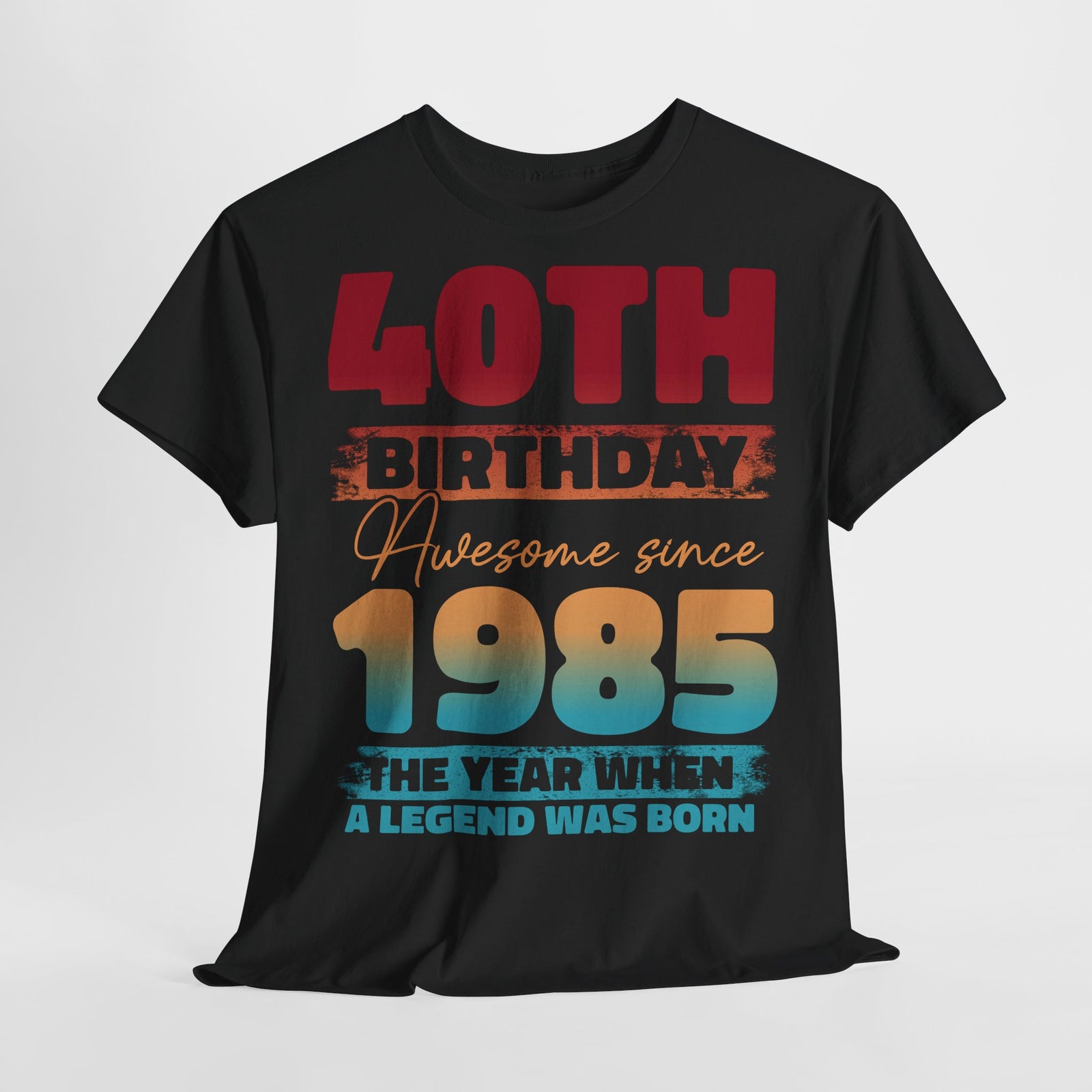 40. Geburtstag Vintage Retro Limited Edition Geboren 1985 Legend Was Born Geschenk T-Shirt