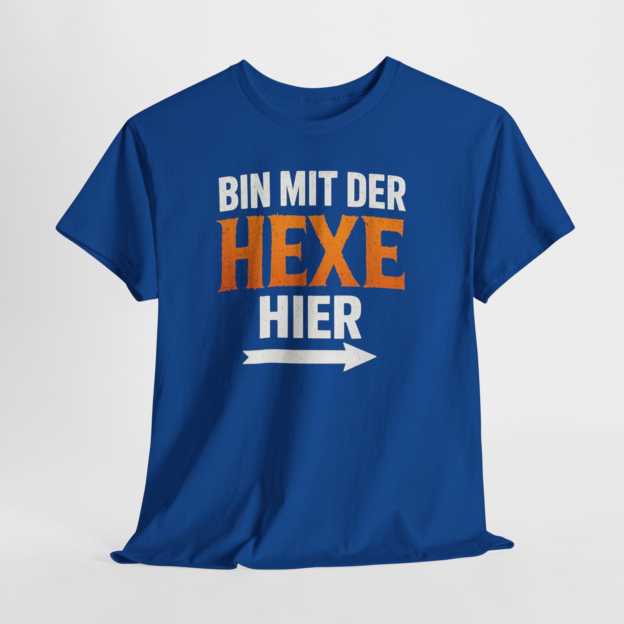 Halloween Shirt - Ich Bin Mit Der Hexe Hier - Lustiges Halloween T-Shirt