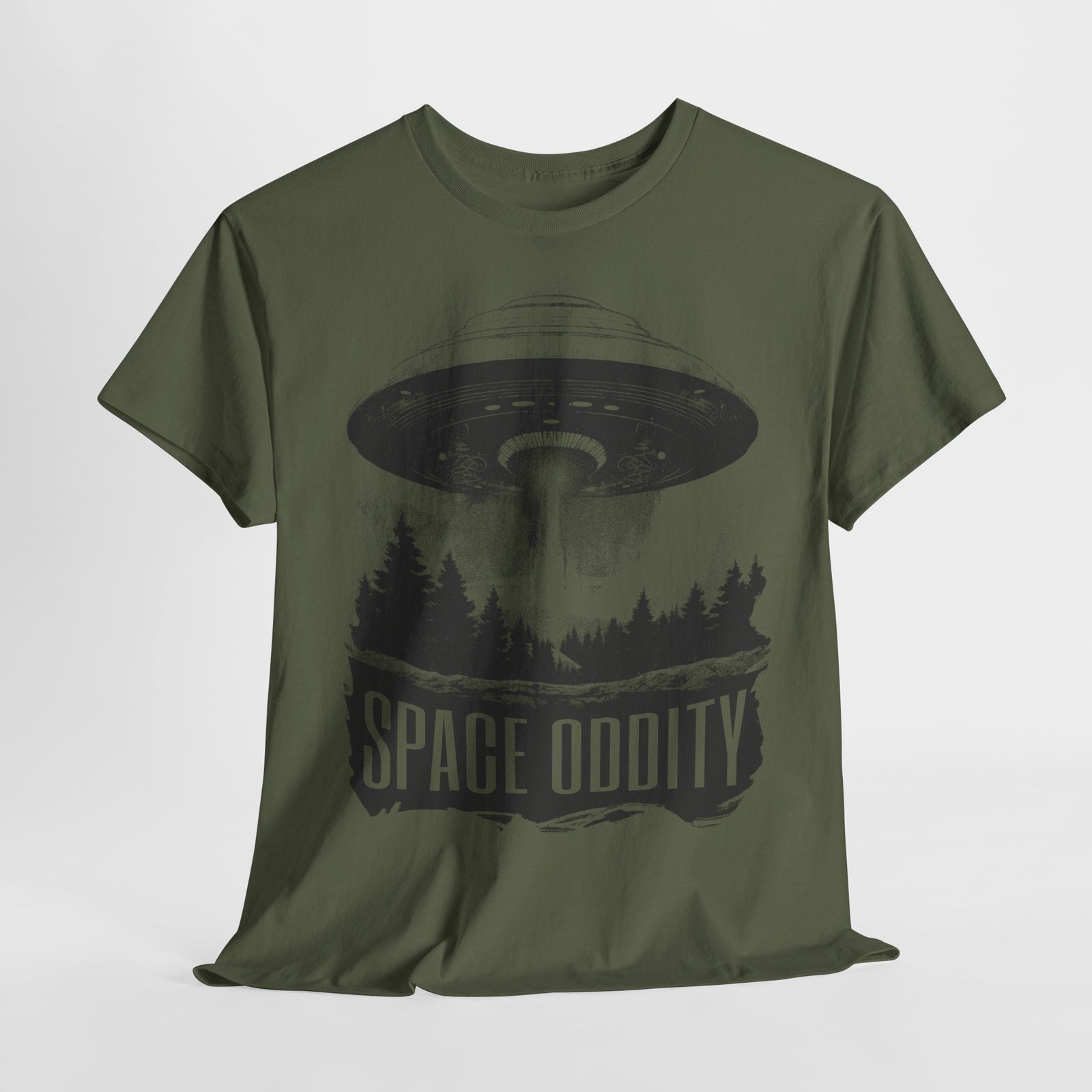 Alien Fliegende Untertasse  - Space Oddity - Lustiges T-Shirt