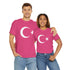 Fußball EM 2024 Türkische Flagge - Türk bayraklı gömlek - Unisex Fußball T-Shirt