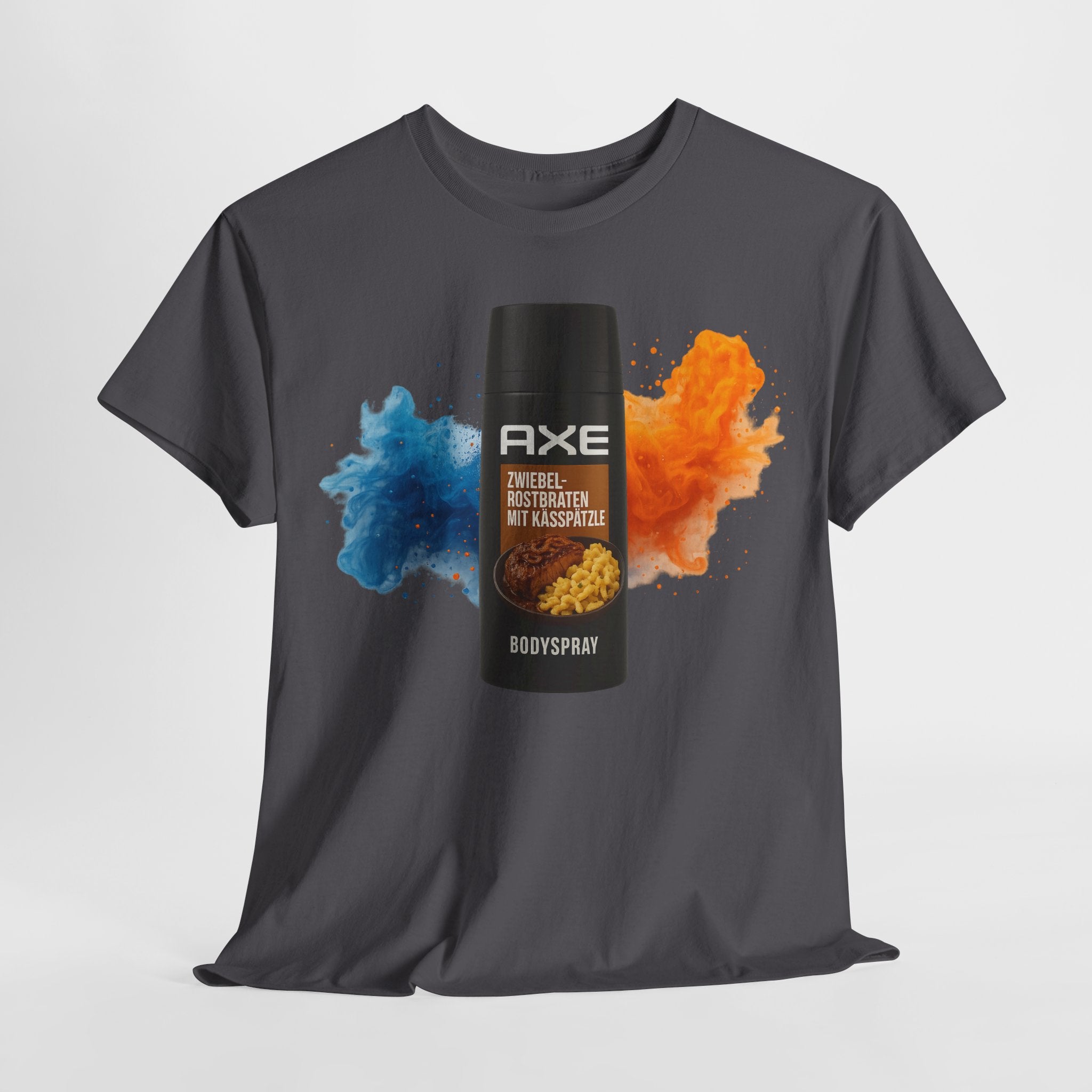 Zwiebelrostbraten & Käsespätzle – AXE Edition Parodie – Lustiges T-Shirt