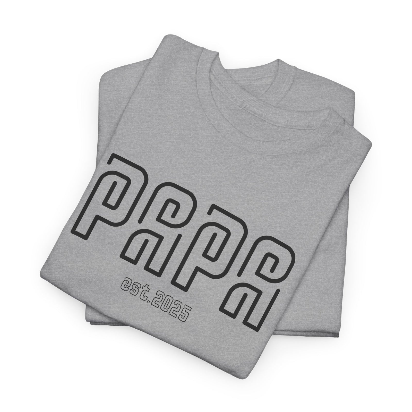 Papa seit 2025 - Vater geworden - Vatertag Geschenk T-Shirt