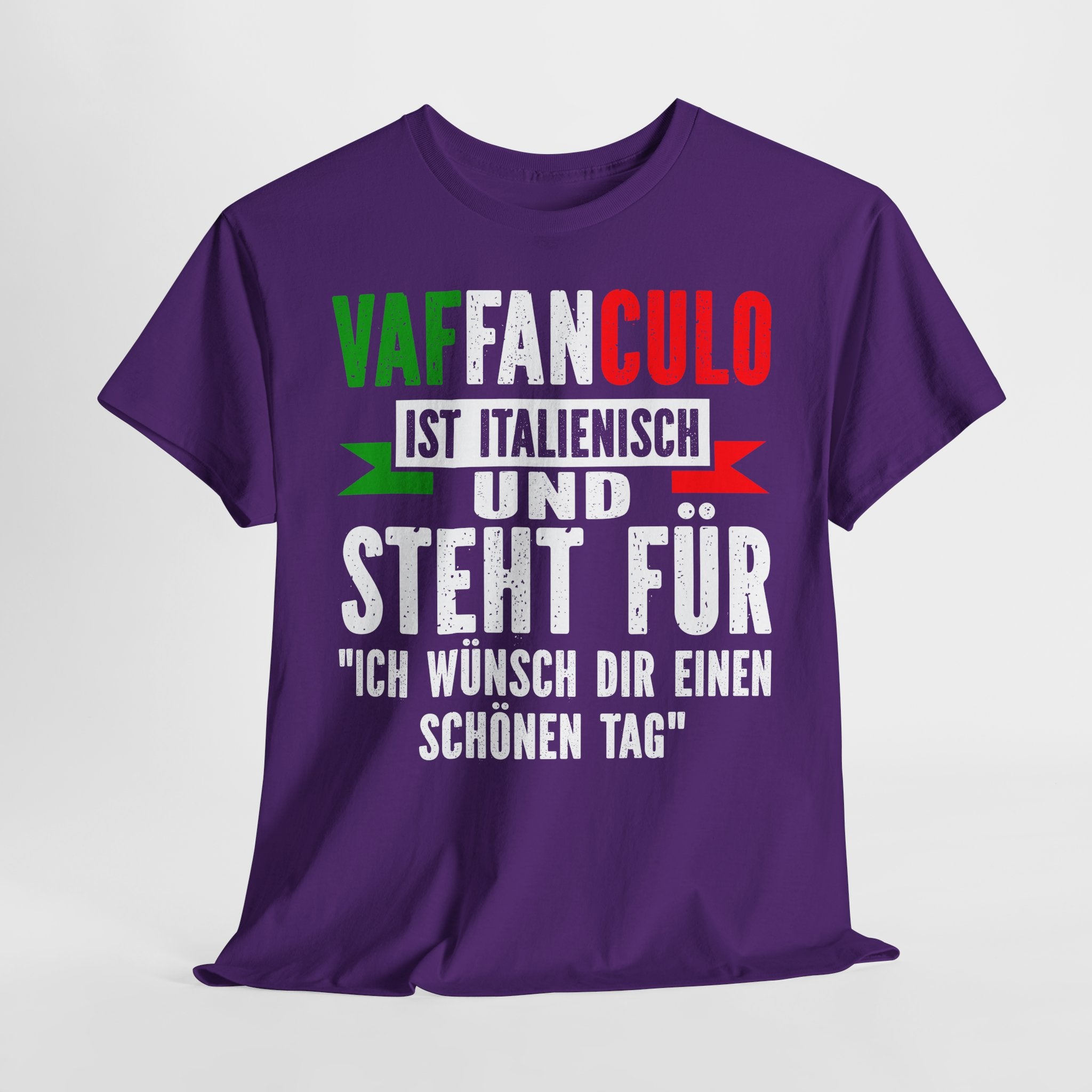 Lustiges Italiener Shirt Vaffanculo Italia Italienisch Italien Männer T-Shirt