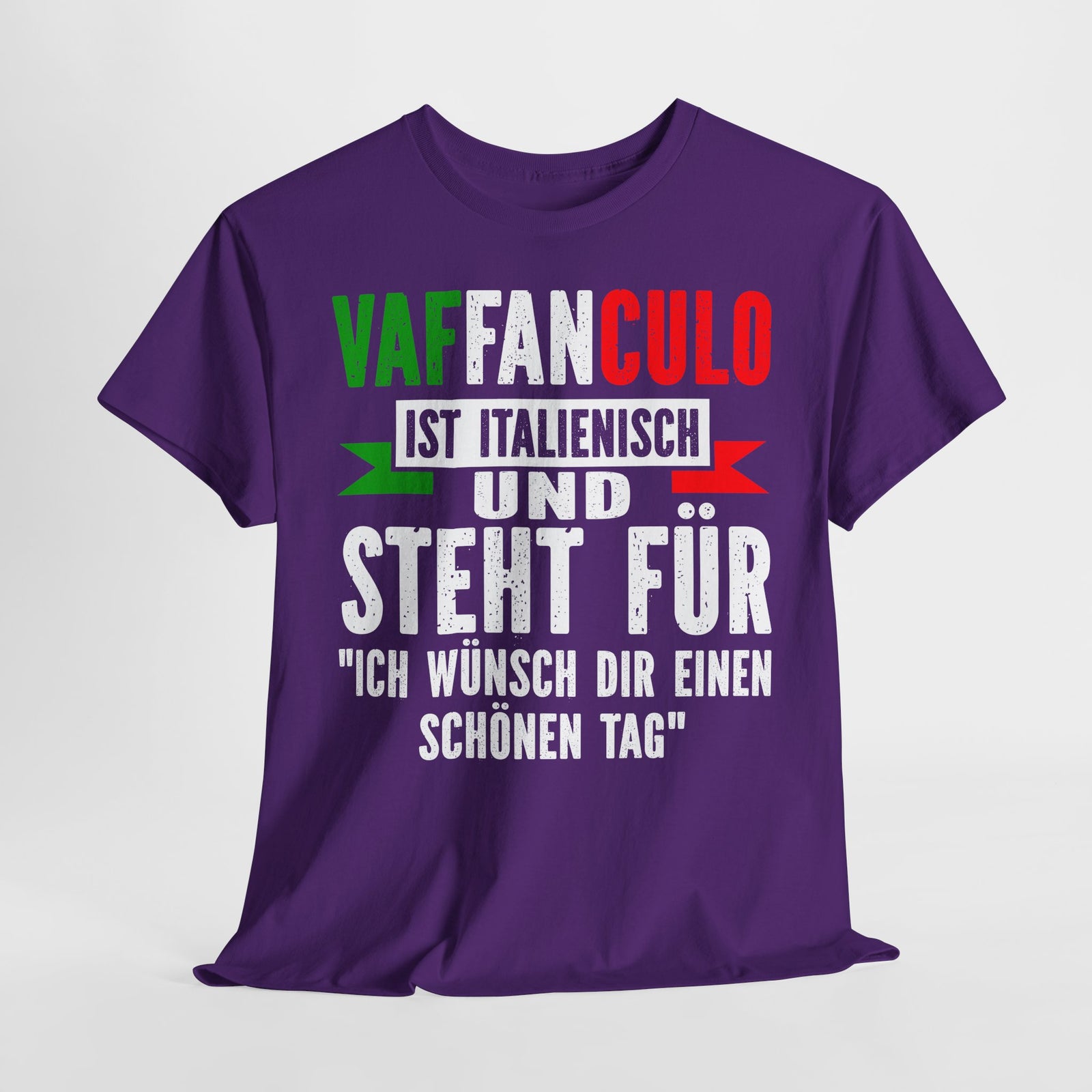 Lustiges Italiener Shirt Vaffanculo Italia Italienisch Italien Männer T-Shirt