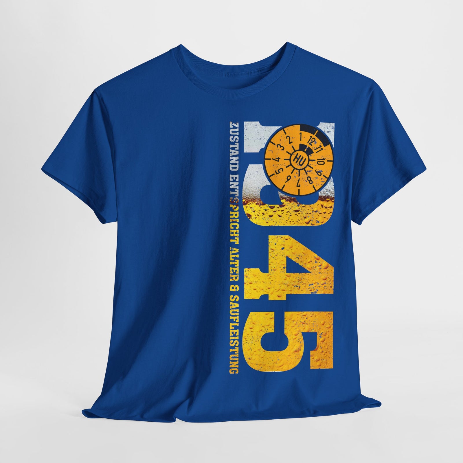 80. Geburtstag Baujahr 1945 Zustand entspricht Alter und Saufleistung TÜV Lustiges Bier Mechaniker Geschenk T-Shirt