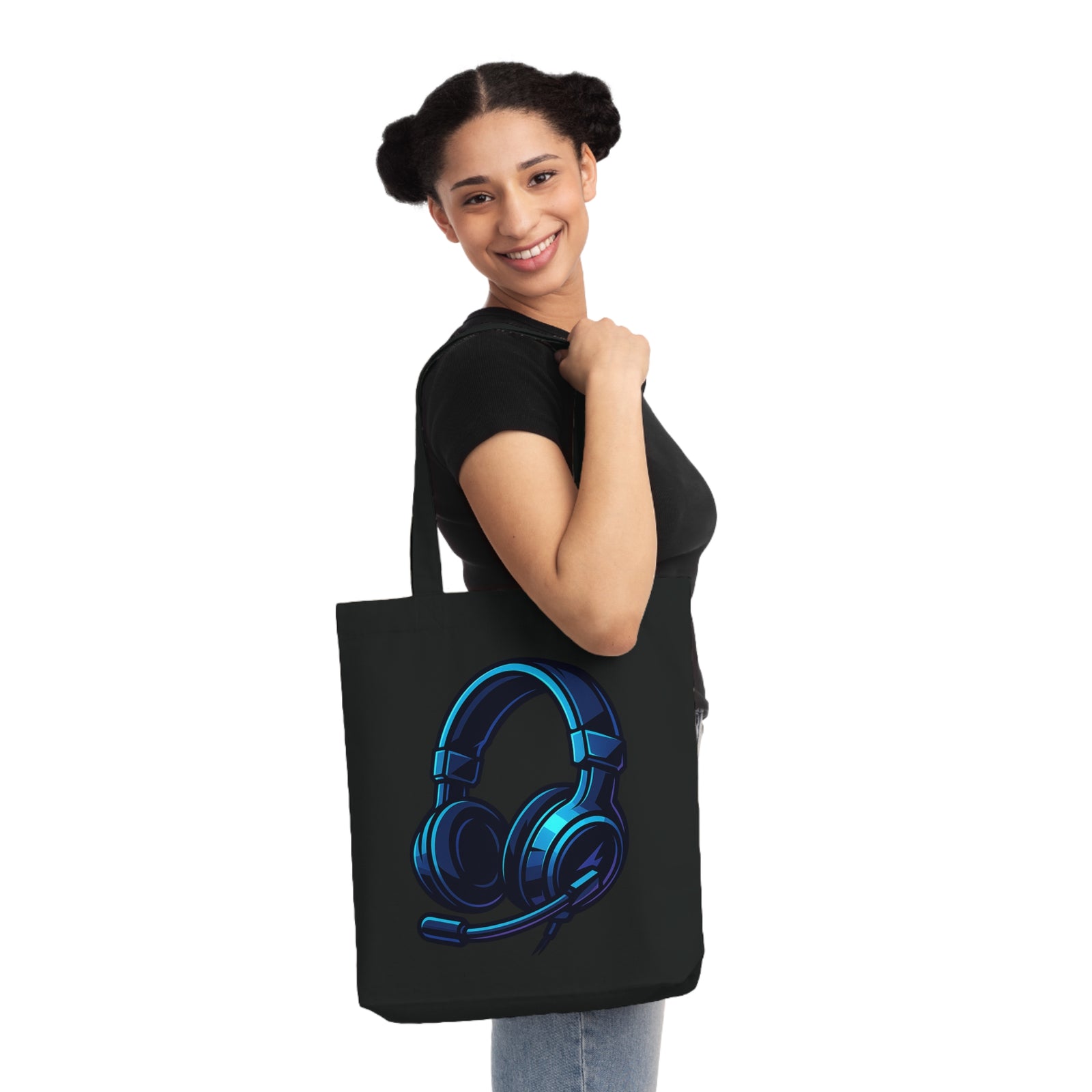 Gaming Headset Neon Glow – Futuristisches Gamer Tragetasche