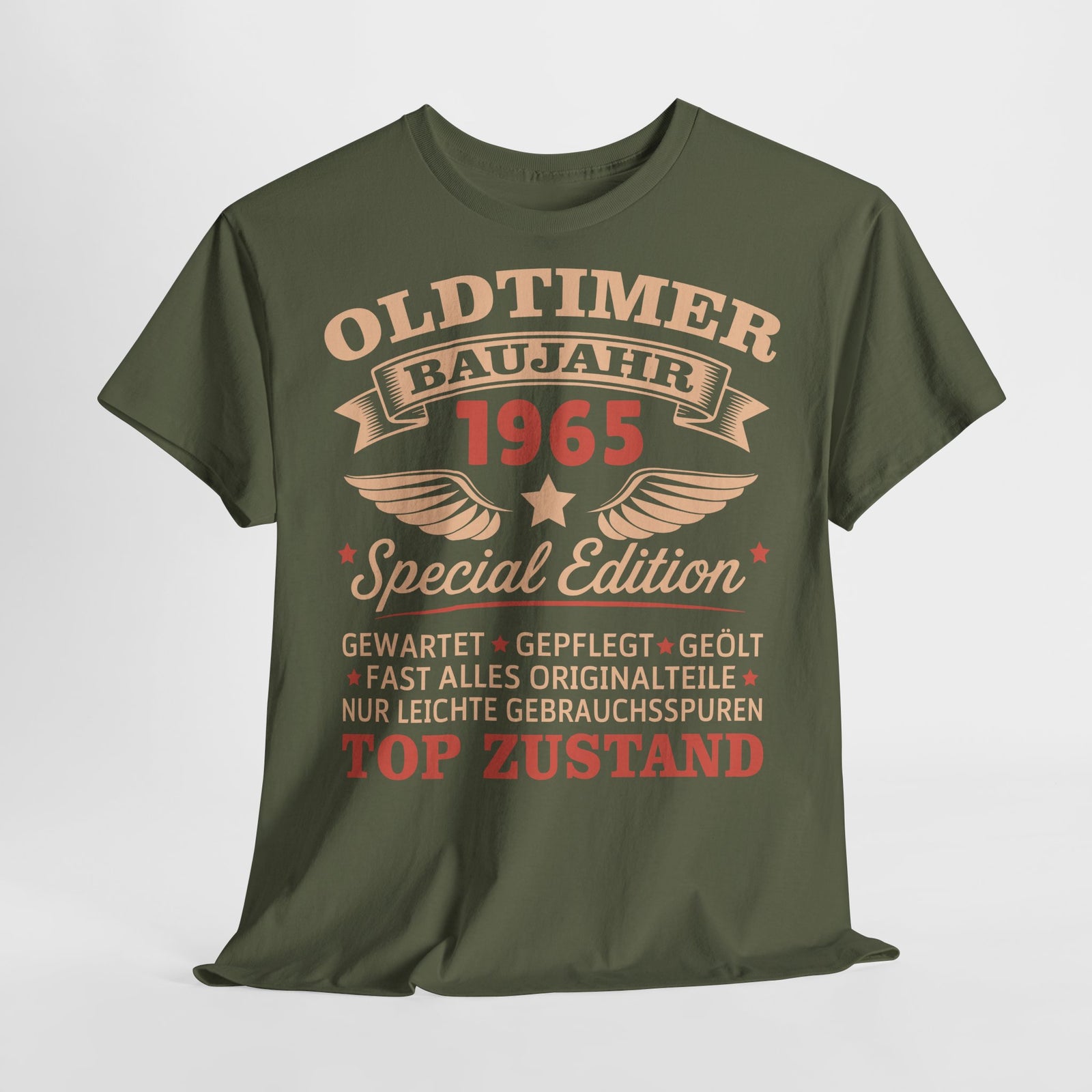 60. Geburtstag Mann Frau 60 Jahre Baujahr 1965 - Oldtimer Lustig Geschenk T-Shirt
