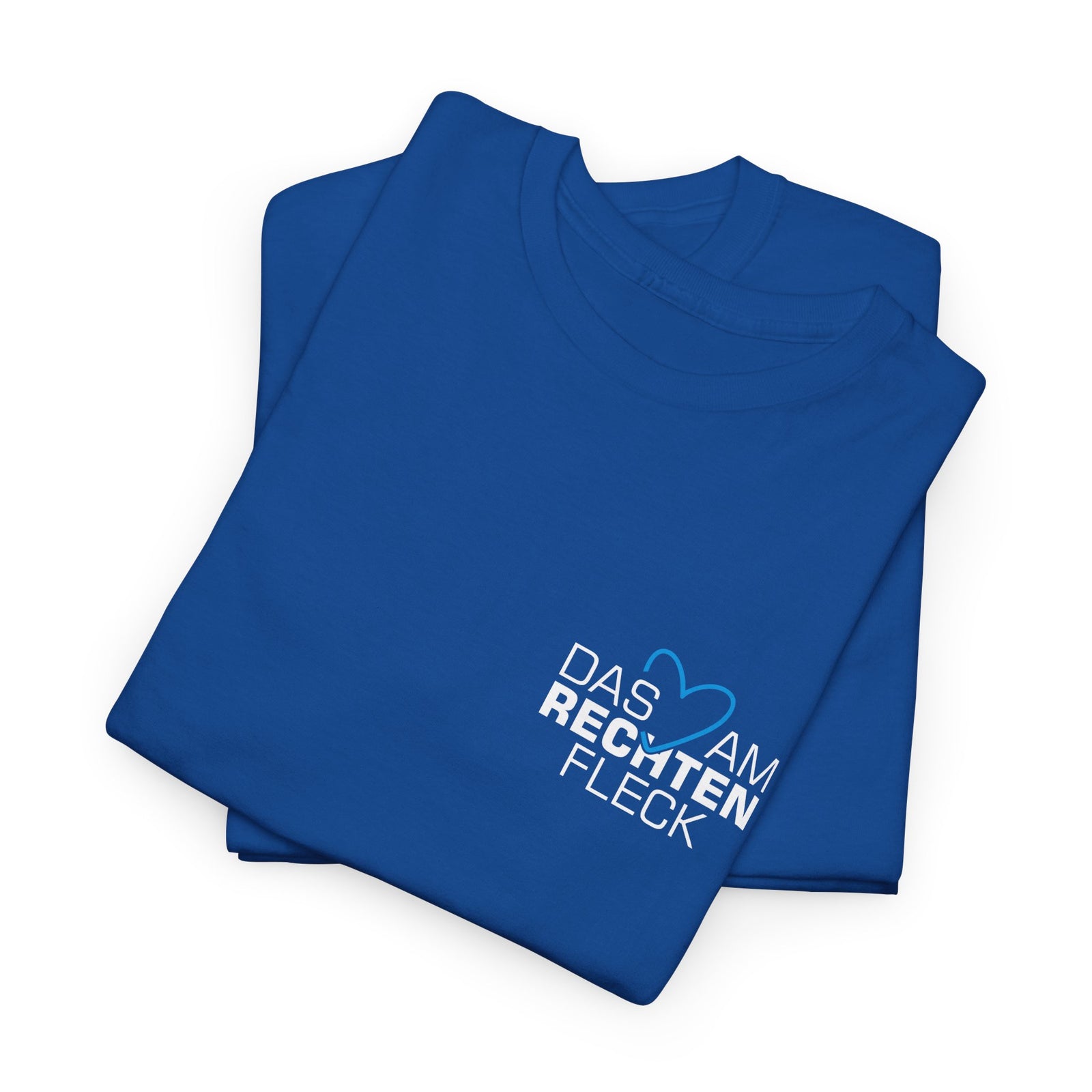 Das Herz am rechten Fleck - Bundestagswahl 2025 T-Shirt - Wählen mit Herz