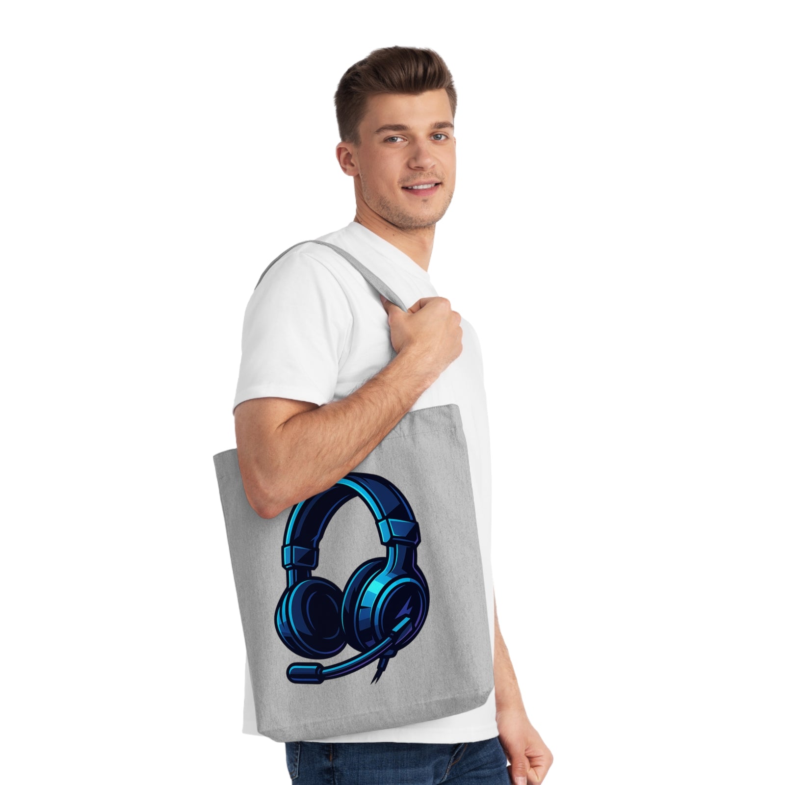 Gaming Headset Neon Glow – Futuristisches Gamer Tragetasche