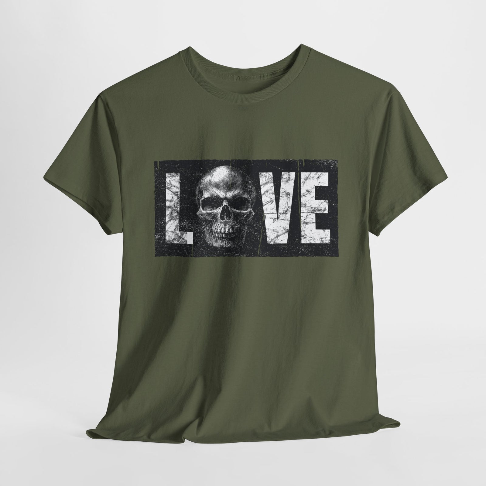 Totenkopf LOVE - Schönes Streetstyle Shirt - Unisex Shirt