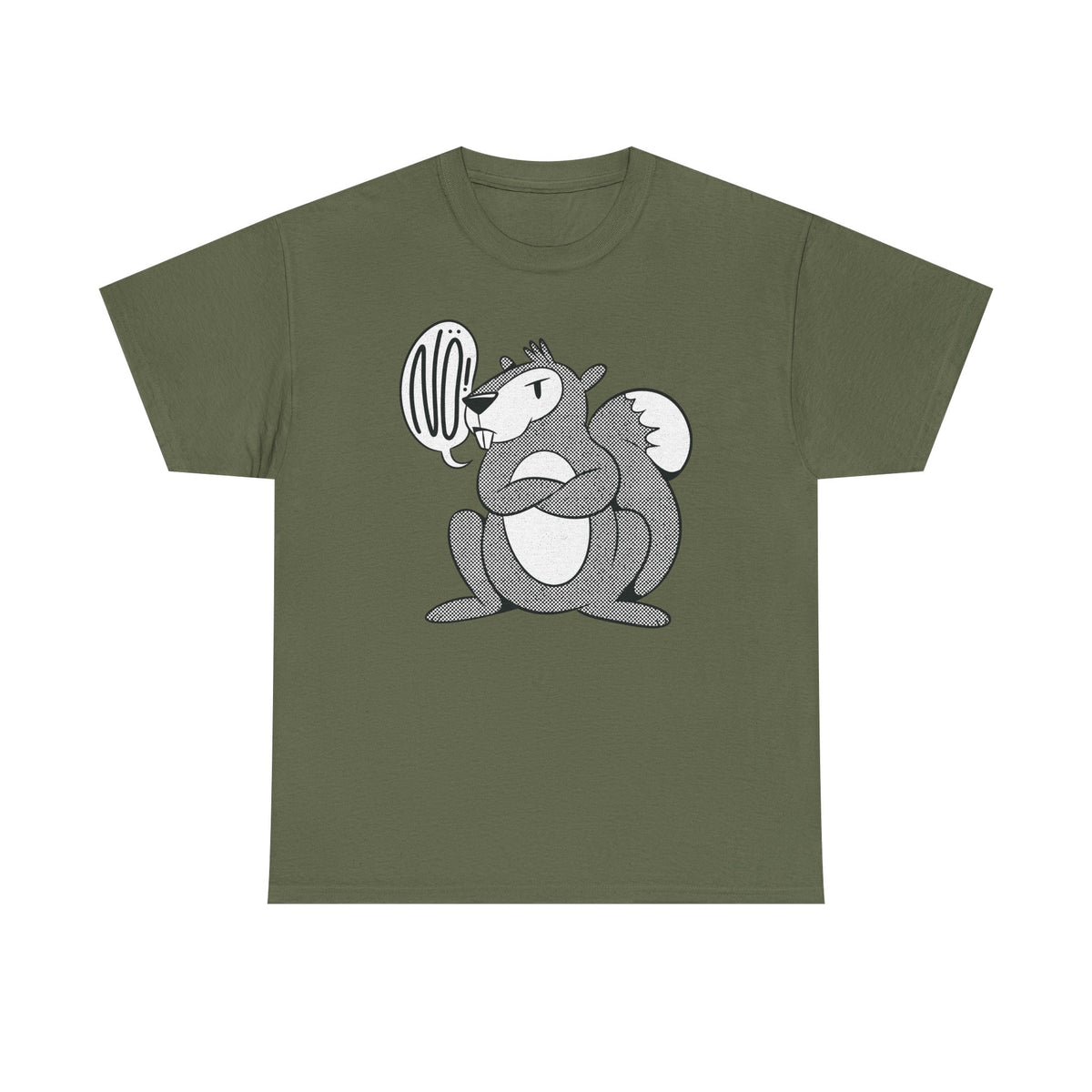 Unverschämtes Eichhörnchen T-Shirt Herren Damen | Lustiges Comic Tier Spruch Shirt No