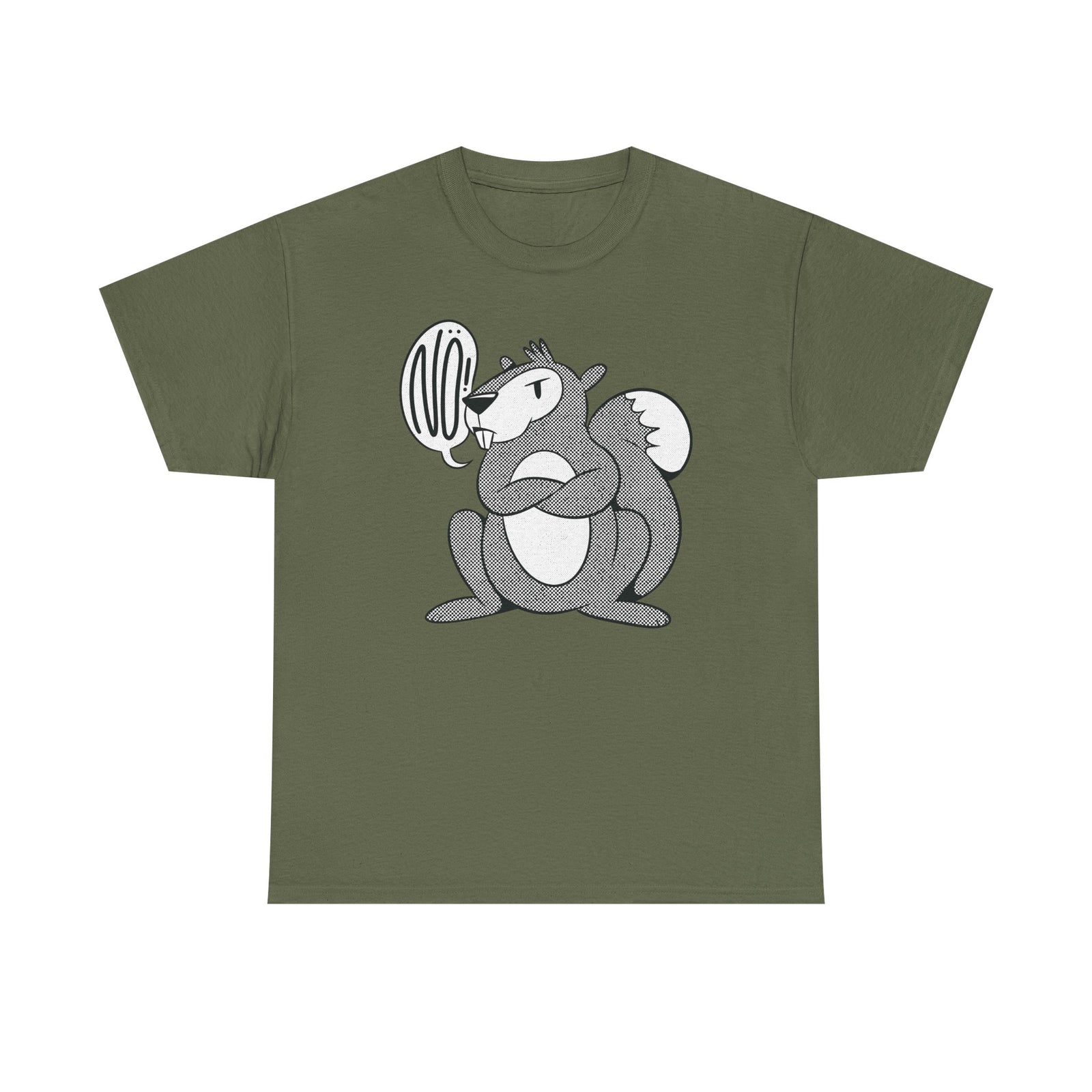 Unverschämtes Eichhörnchen T-Shirt Herren Damen | Lustiges Comic Tier Spruch Shirt No