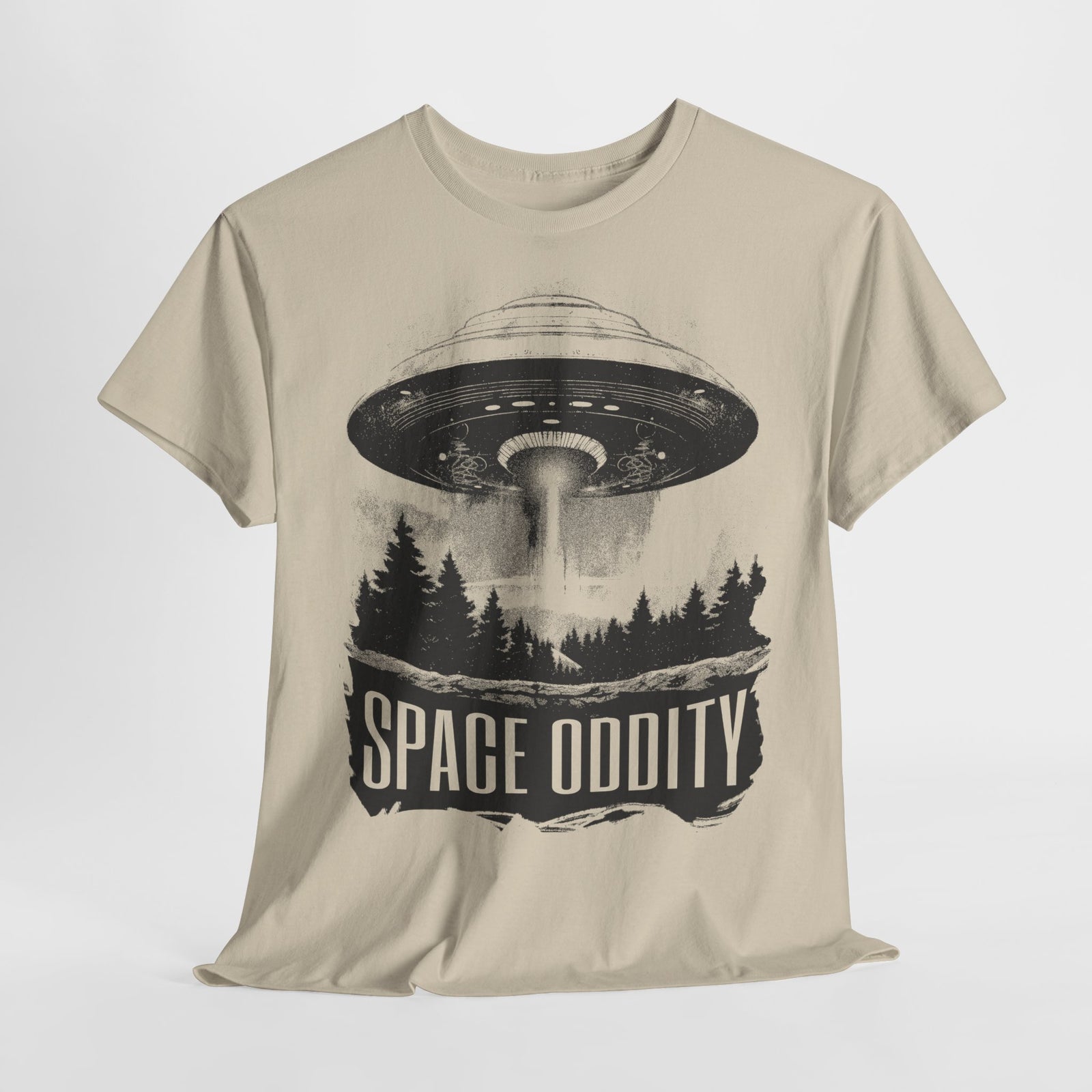 Alien Fliegende Untertasse  - Space Oddity - Lustiges T-Shirt