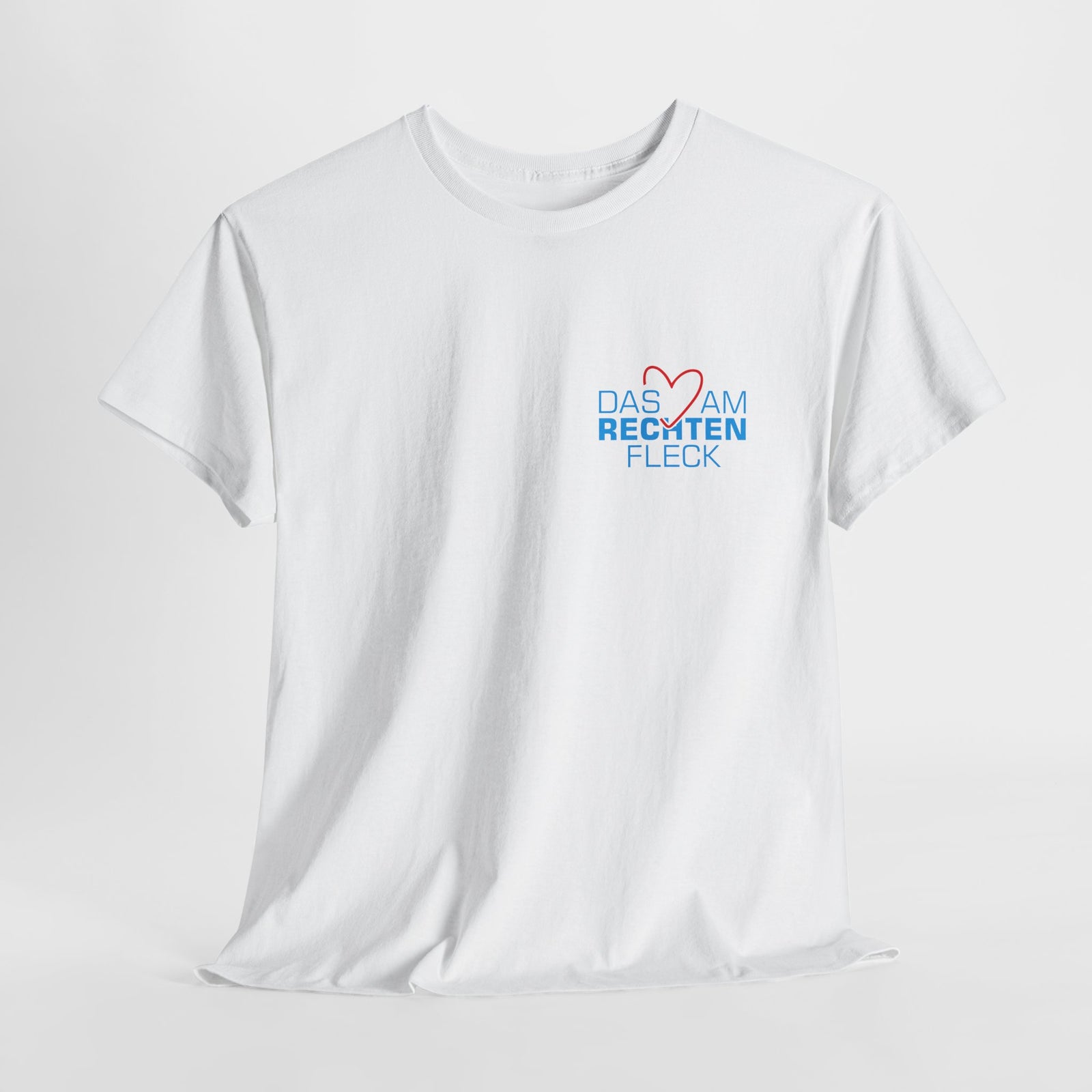 Das Herz am rechten Fleck - Bundestagswahl 2025 T-Shirt - Wählen mit Herz
