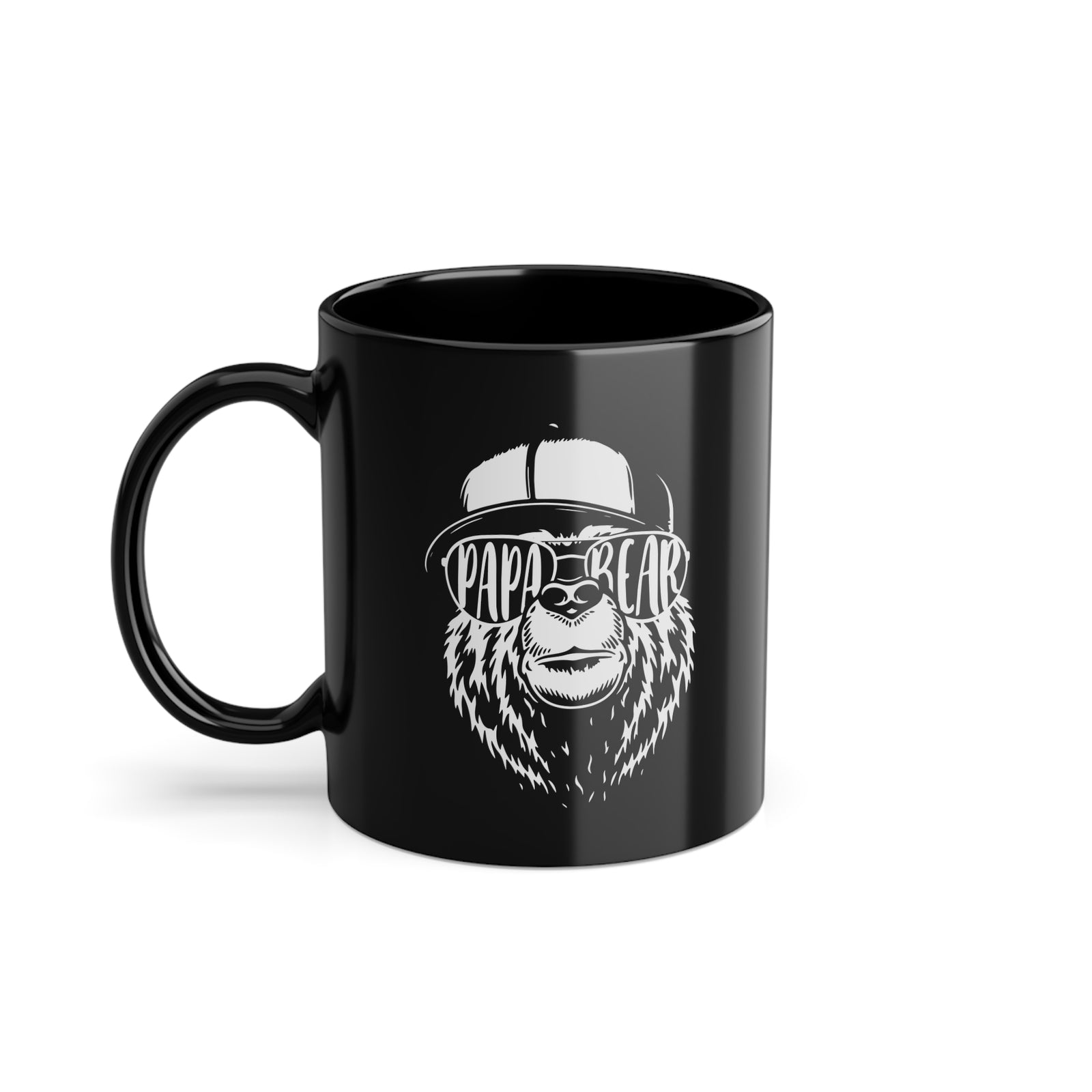 Papa Vatertag Shirt - Papa Bär Papa Bear - Bär mit Sonnenbrille - Lustige Vatertag Geschenk Kaffee Tasse