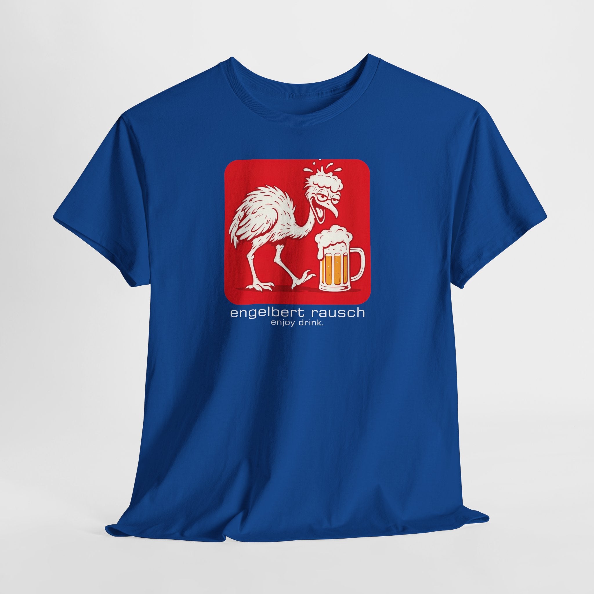 Engelbert Rausch Humor Shirt – Lustiges Bier T-Shirt, Parodie Geschenkidee