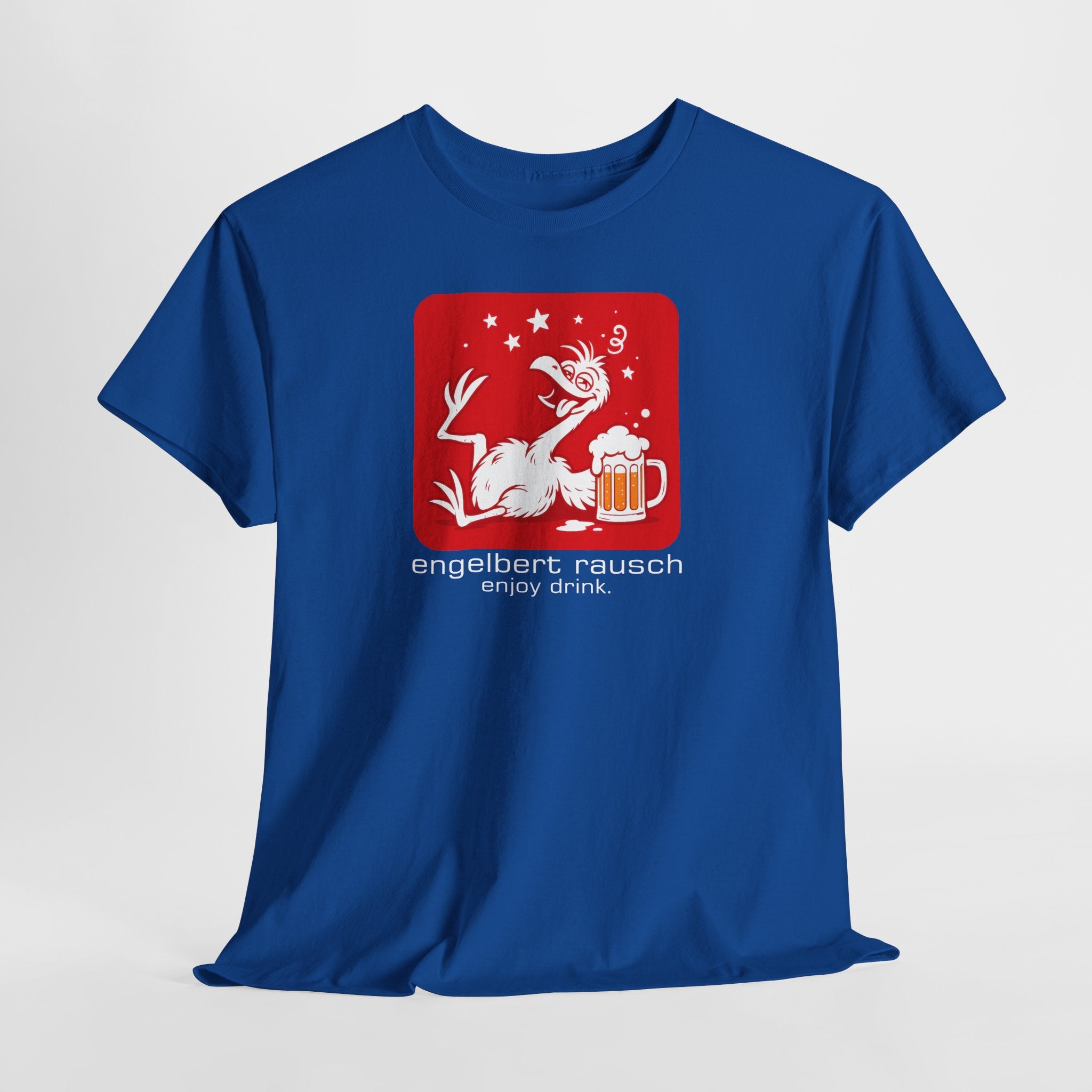 Engelbert Rausch Fun Shirt – Humorvolles Bier T-Shirt, Parodie & Geschenkidee