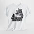 Lustige fette faule Katze mit Mittelfinger - NOPE keine Lust - Lustiges T-Shirt